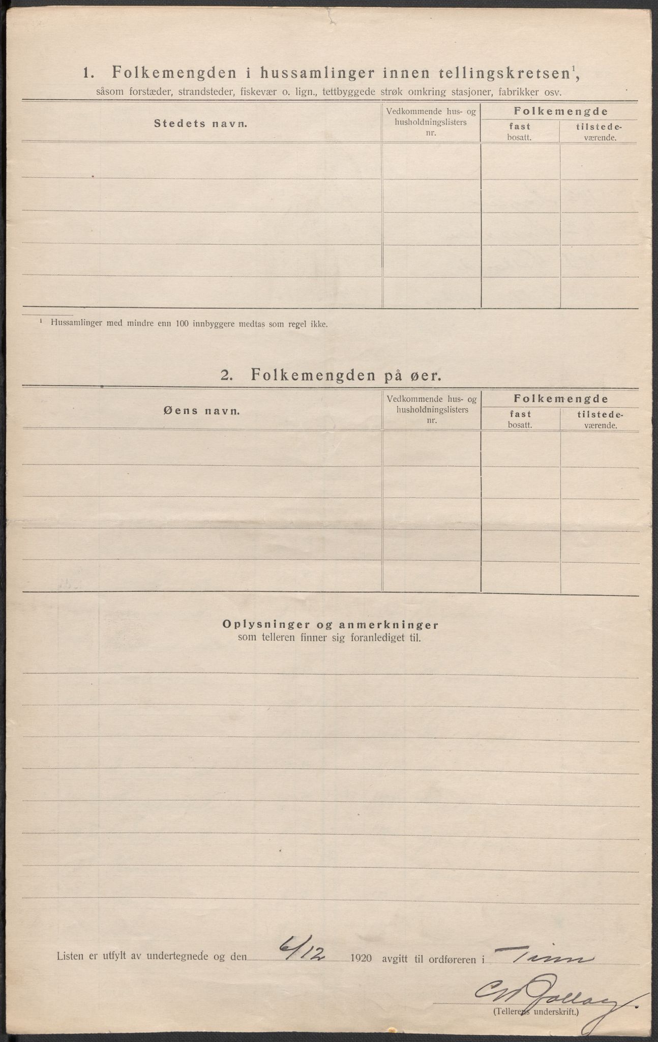 SAKO, 1920 census for Tinn, 1920, p. 37