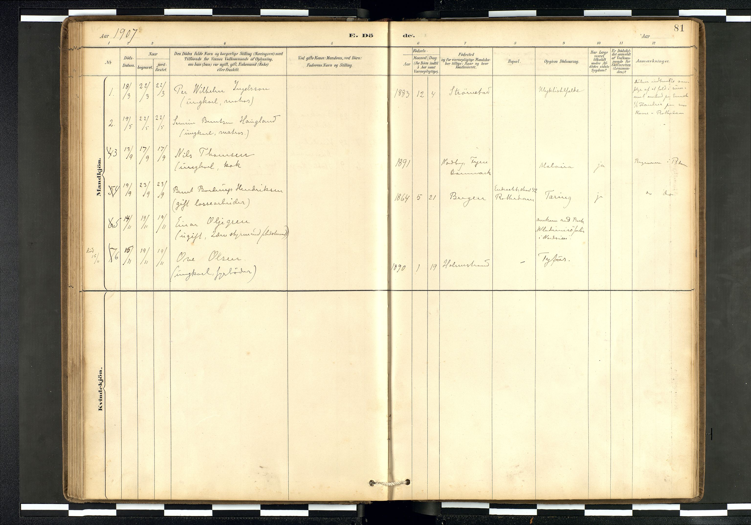 Den norske sjømannsmisjon i utlandet/Hollandske havner (Amsterdam-Rotterdam-Europort), AV/SAB-SAB/PA-0106/H/Ha/Haa/L0002: Parish register (official) no. A 2, 1887-1907, p. 80b-81a