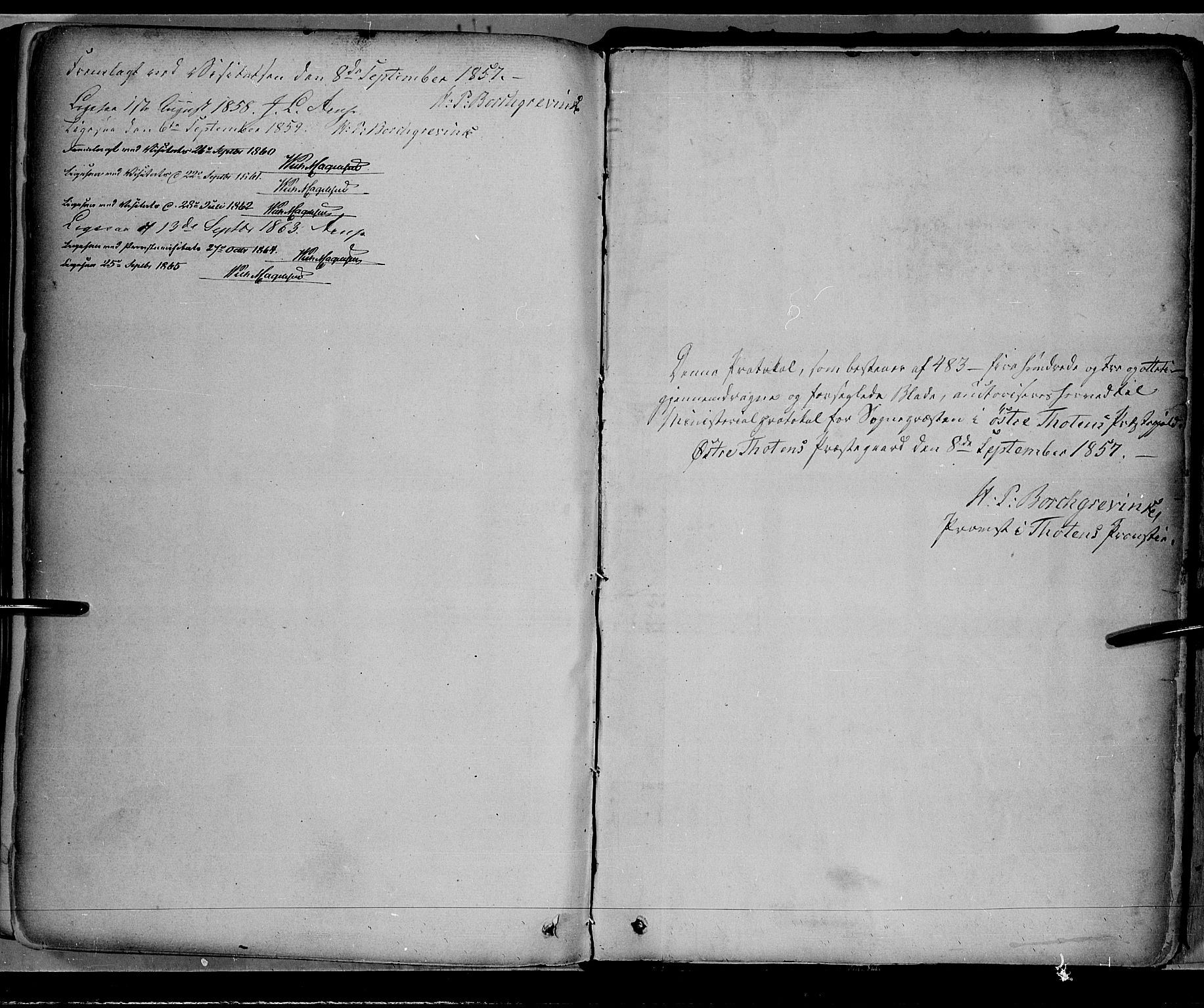 Østre Toten prestekontor, SAH/PREST-104/H/Ha/Haa/L0004: Parish register (official) no. 4, 1857-1865