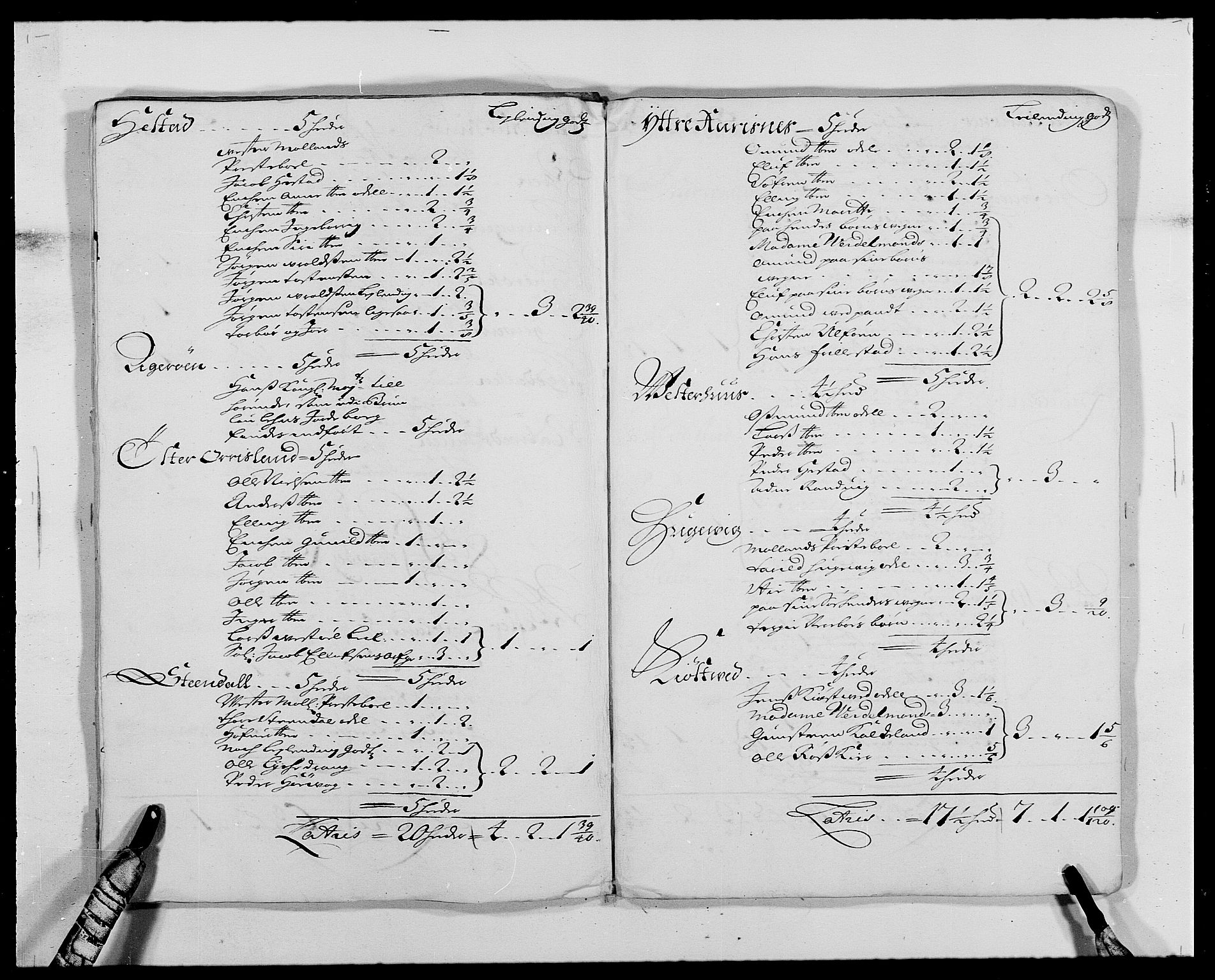 Rentekammeret inntil 1814, Reviderte regnskaper, Fogderegnskap, AV/RA-EA-4092/R39/L2311: Fogderegnskap Nedenes, 1690-1692, p. 168