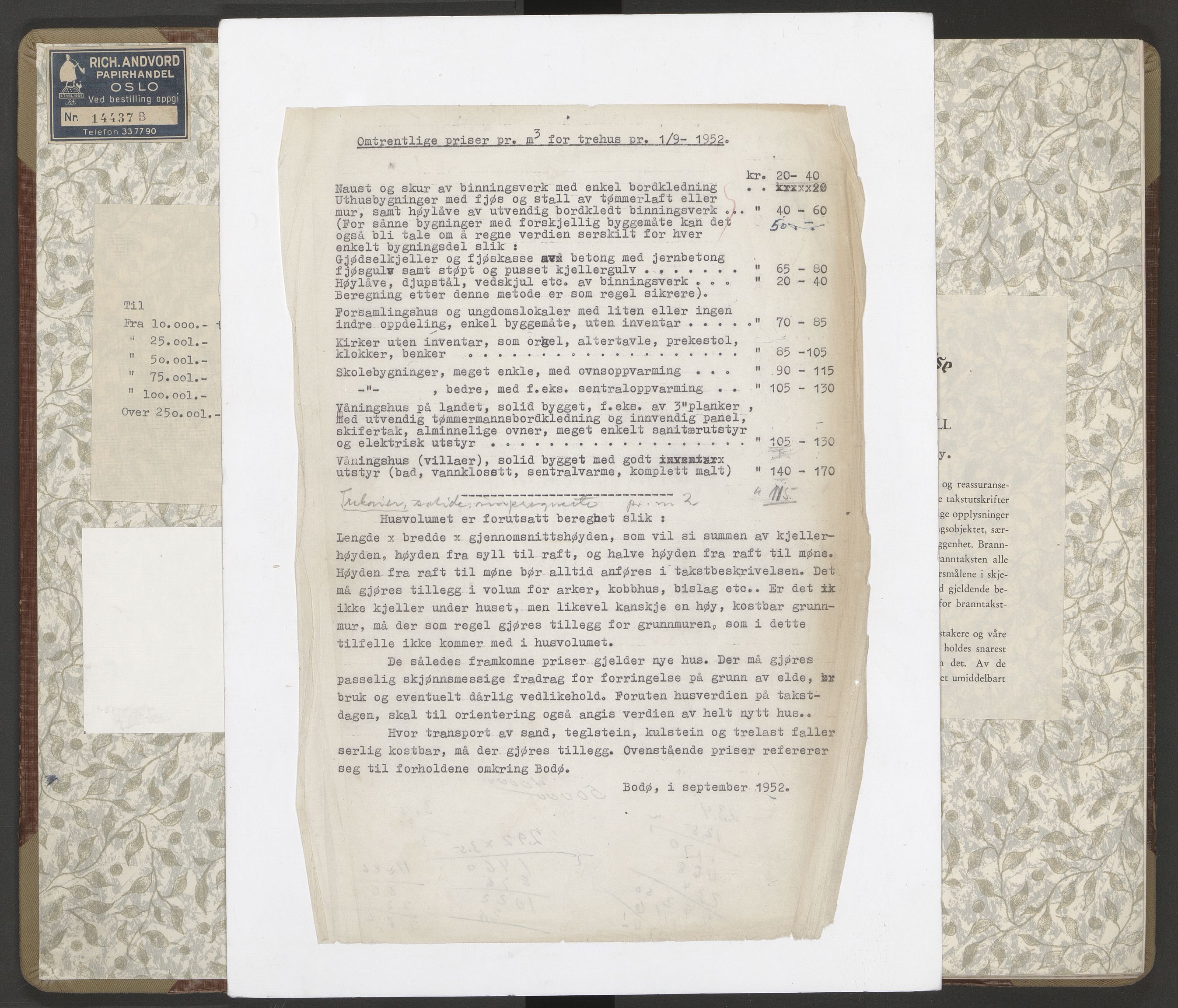 Norges Brannkasse Brønnøy, AV/SAT-A-5562/Fa/L0009: Branntakstprotokoll, 1955
