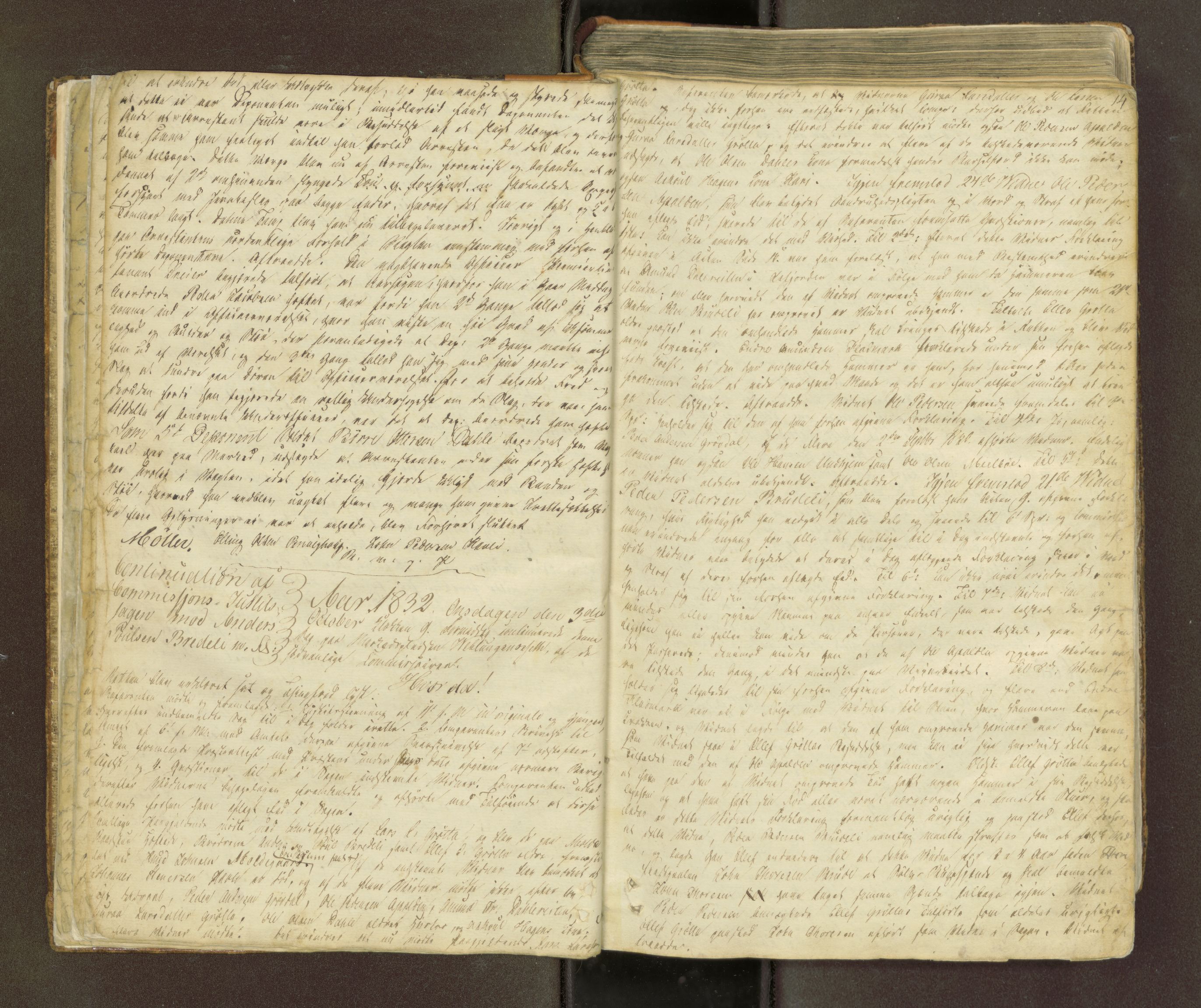 Romsdal sorenskriveri, AV/SAT-A-4149/1/1/1B/L0004: Ekstrarettsprotokoll, 1832-1840, p. 14