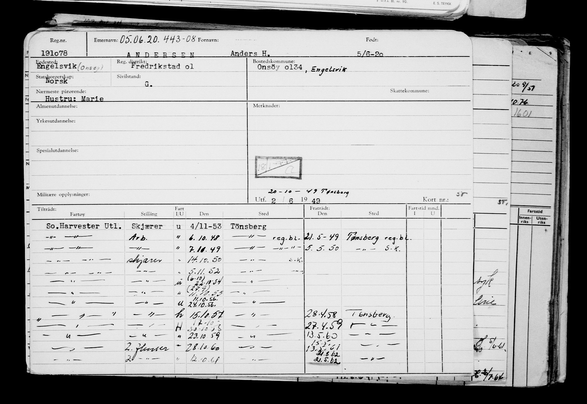 Direktoratet for sjømenn, AV/RA-S-3545/G/Gb/L0181: Hovedkort, 1920, p. 590