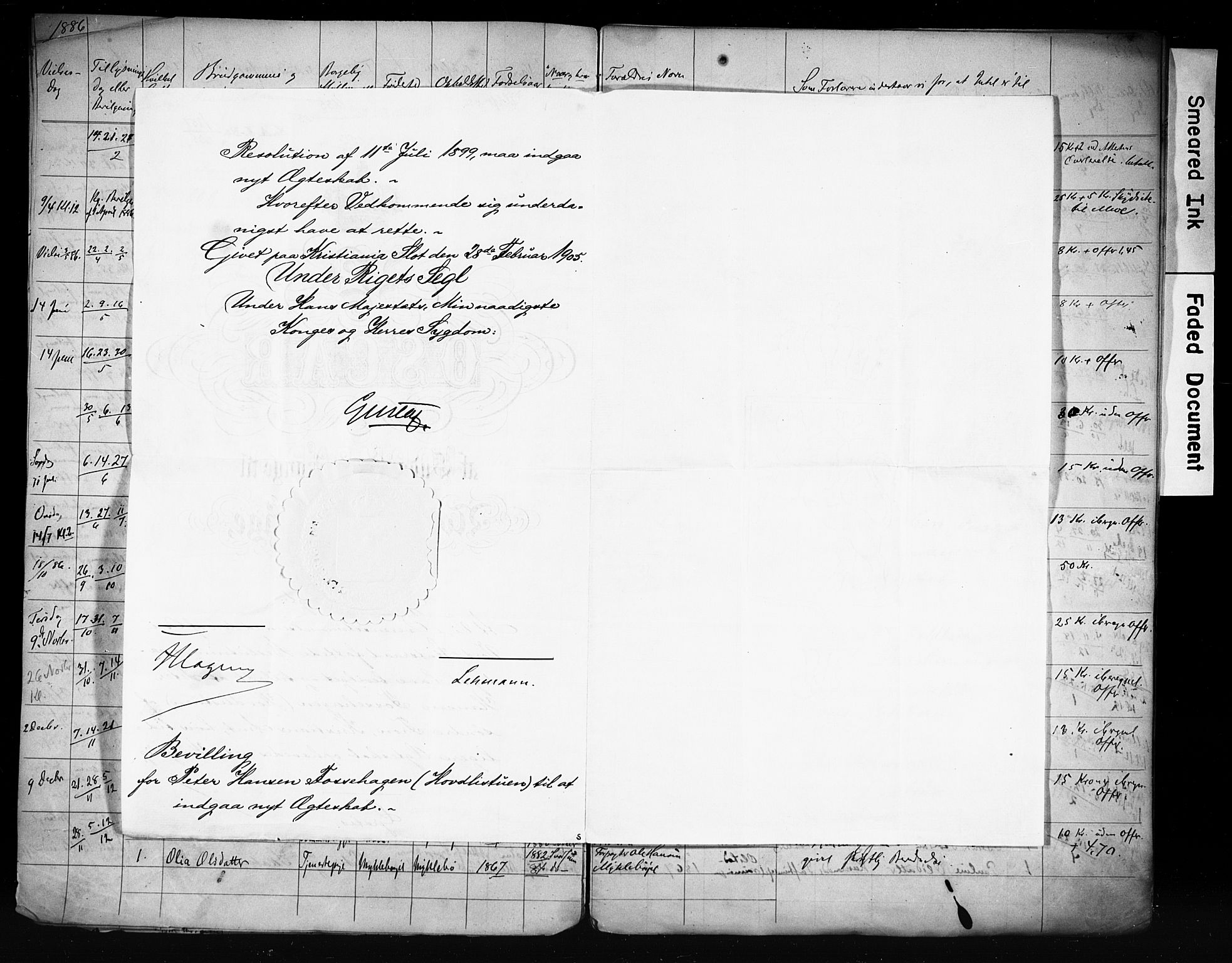 Vestre Gausdal prestekontor, AV/SAH-PREST-094/I/Ie: Banns register no. 1, 1885-1910