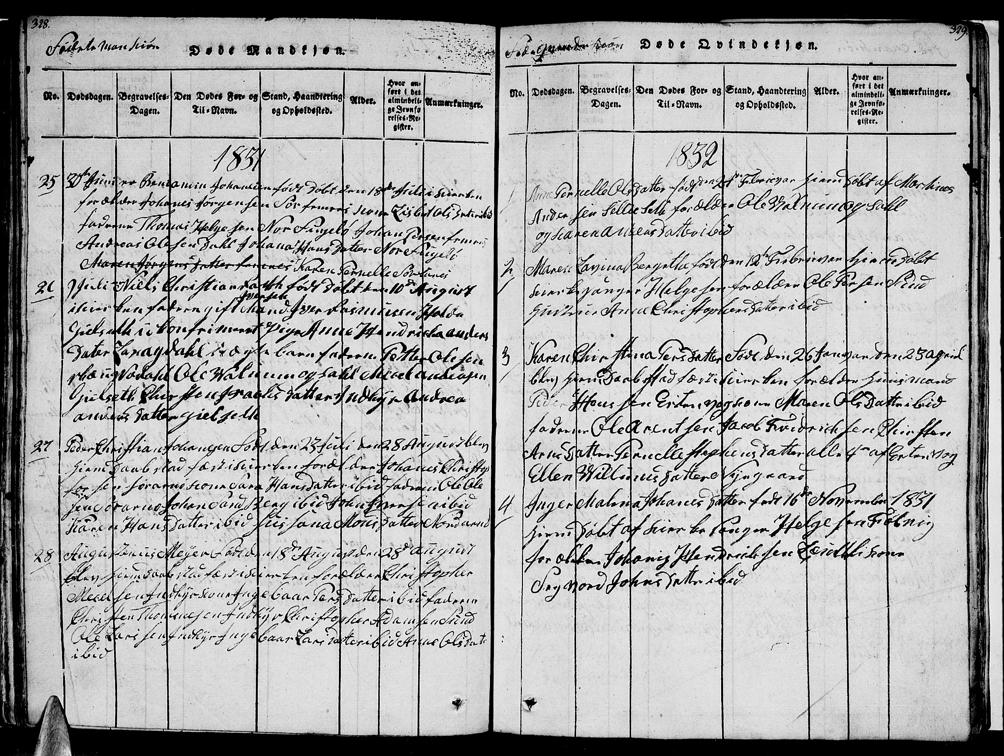 Ministerialprotokoller, klokkerbøker og fødselsregistre - Nordland, SAT/A-1459/805/L0105: Parish register (copy) no. 805C01, 1820-1839, p. 328-329