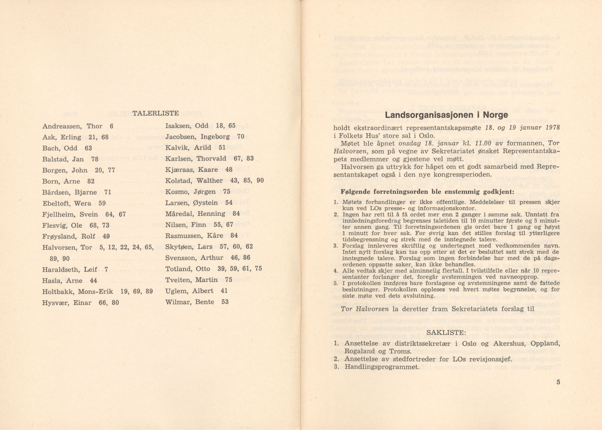 Landsorganisasjonen i Norge, AAB/ARK-1579, 1978-1992, p. 4