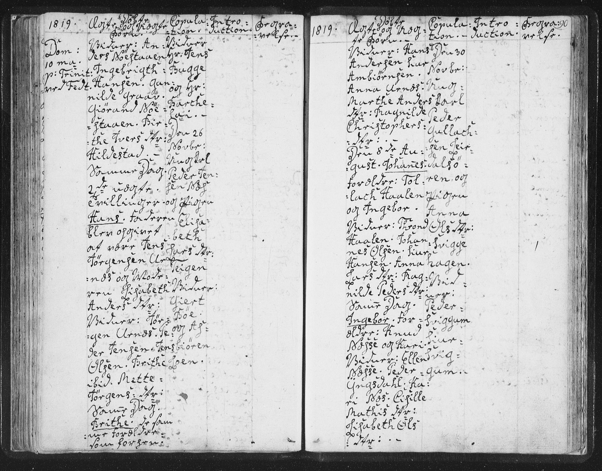 Hafslo sokneprestembete, AV/SAB-A-80301/H/Haa/Haaa/L0003: Parish register (official) no. A 3, 1807-1821, p. 90