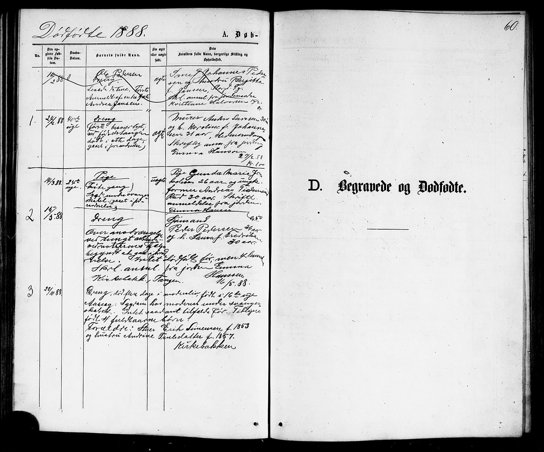 Strømsø kirkebøker, SAKO/A-246/G/Ga/L0002: Parish register (copy) no. 2, 1877-1896, p. 60