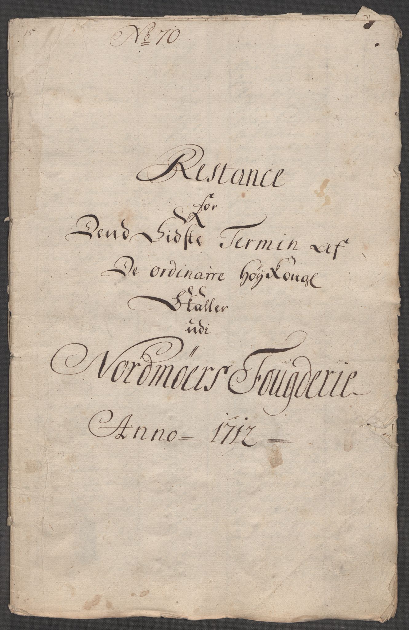 Rentekammeret inntil 1814, Reviderte regnskaper, Fogderegnskap, RA/EA-4092/R56/L3746: Fogderegnskap Nordmøre, 1712, p. 249