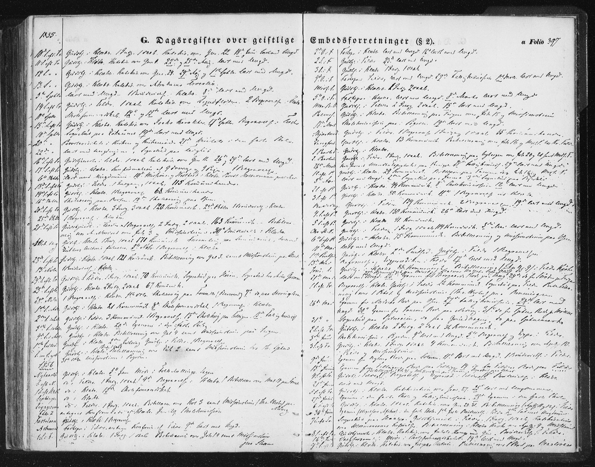 Ministerialprotokoller, klokkerbøker og fødselsregistre - Sør-Trøndelag, SAT/A-1456/618/L0441: Parish register (official) no. 618A05, 1843-1862, p. 397