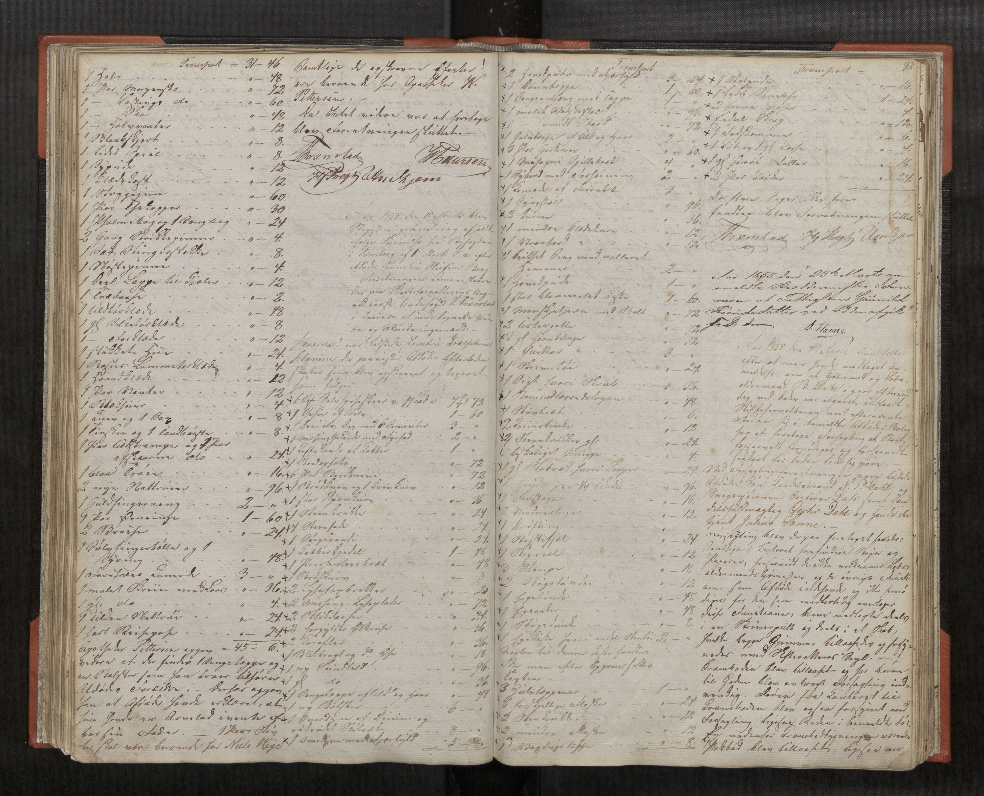 Molde byfogd, AV/SAT-A-0025/3/3C/L0001: Skifteregistreringsprotokoll, 1842-1866, p. 92