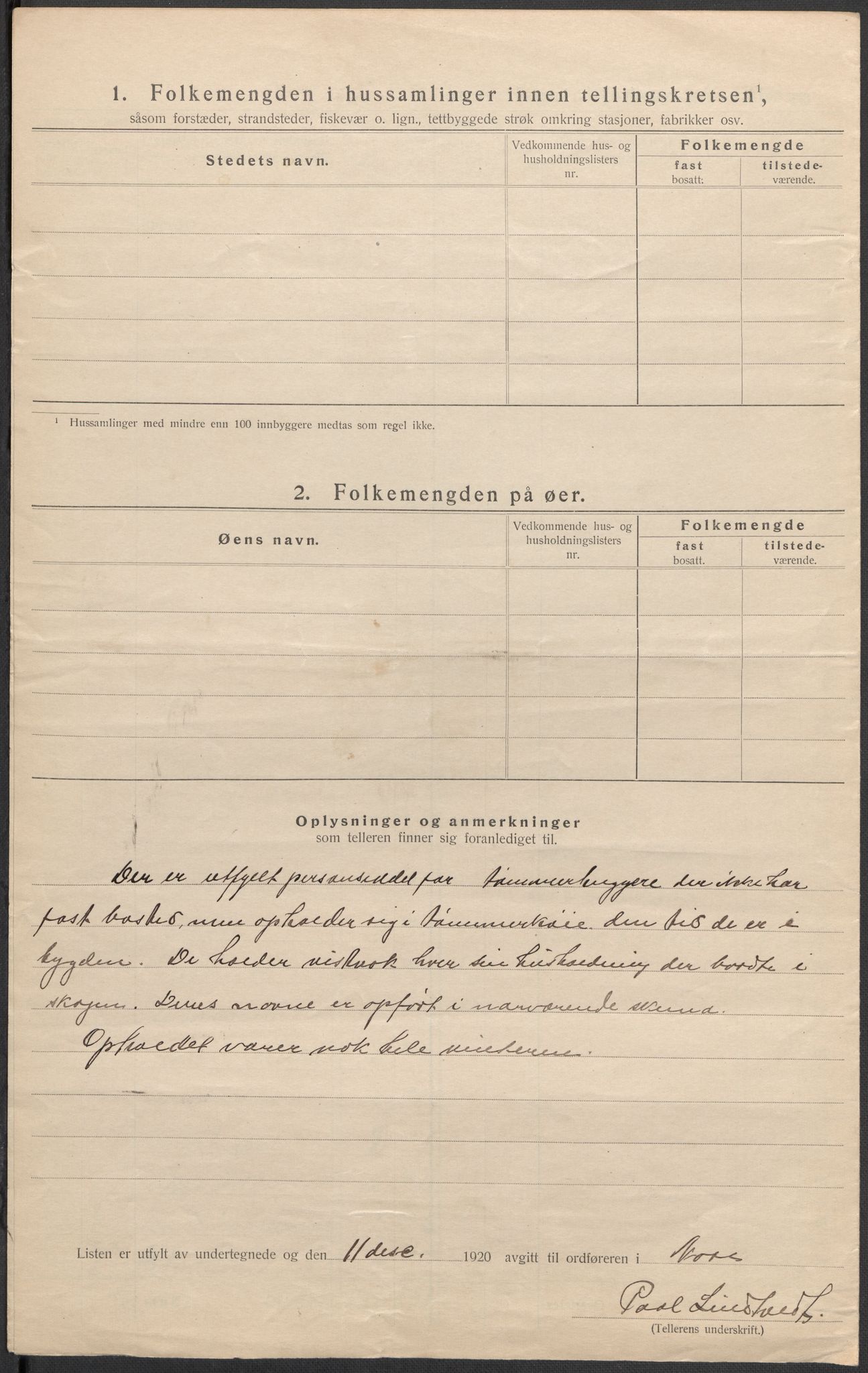 SAKO, 1920 census for Nore, 1920, p. 16