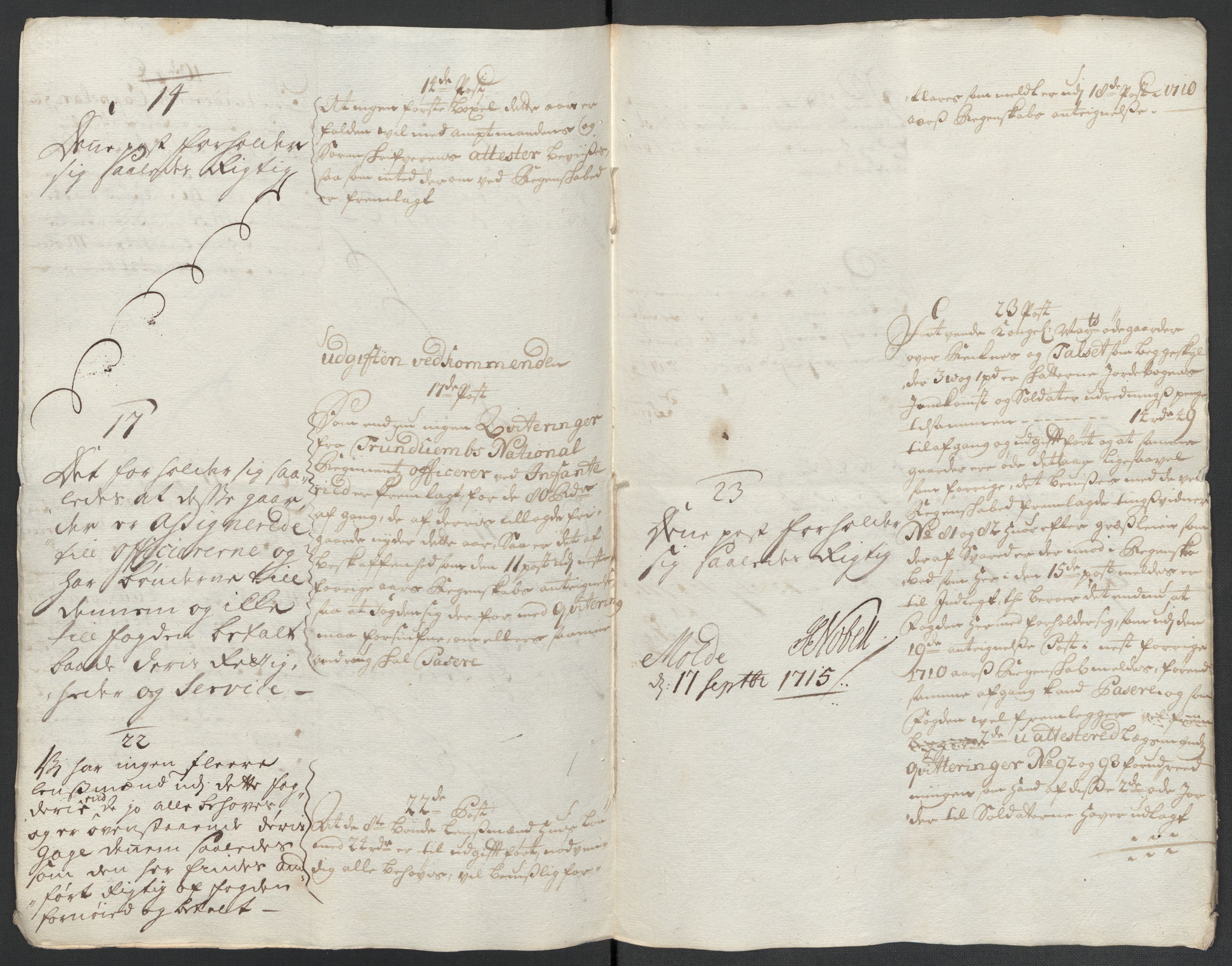 Rentekammeret inntil 1814, Reviderte regnskaper, Fogderegnskap, AV/RA-EA-4092/R55/L3660: Fogderegnskap Romsdal, 1711, p. 466