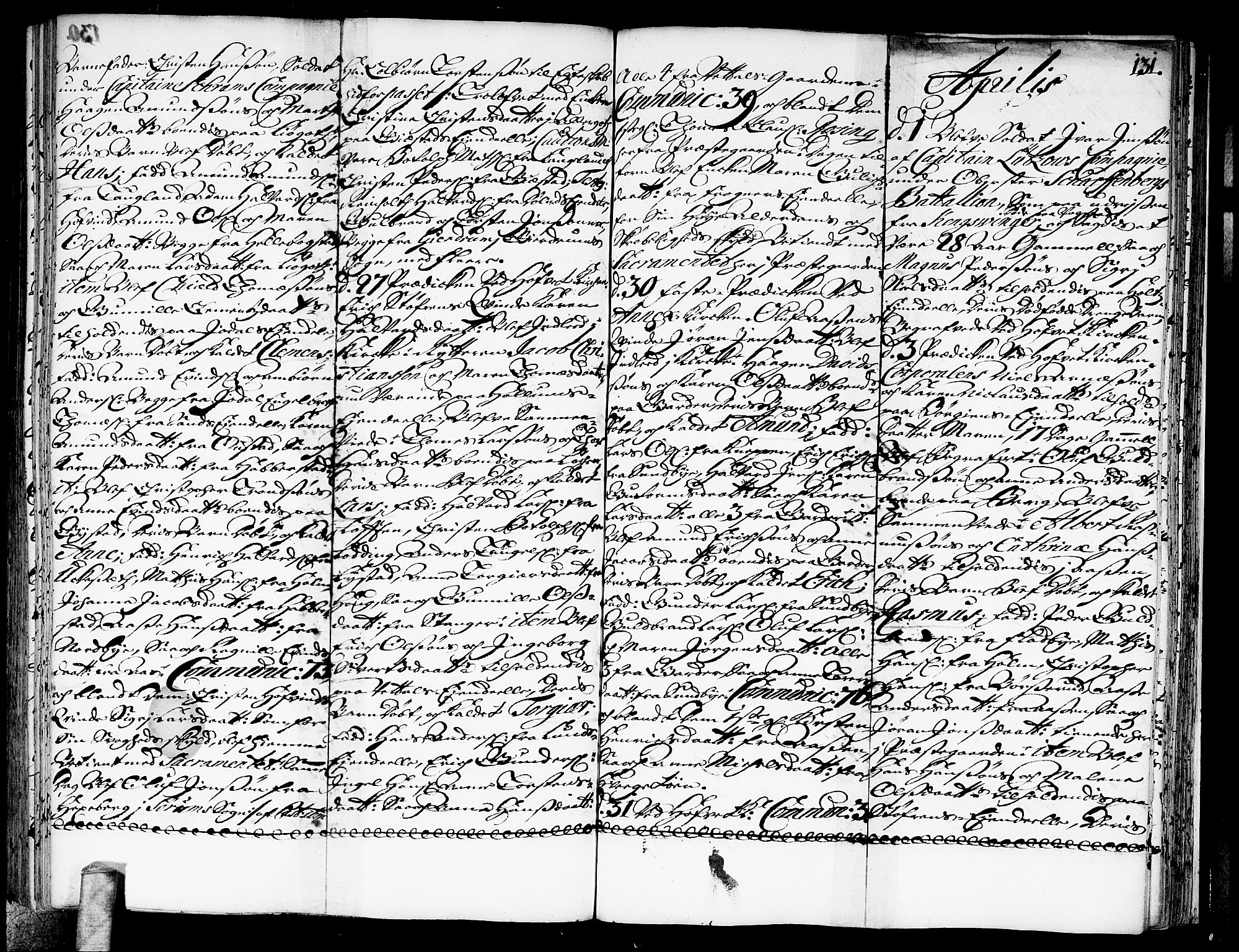 Ullensaker prestekontor Kirkebøker, AV/SAO-A-10236a/F/Fa/L0003: Parish register (official) no. I 3, 1711-1720, p. 131