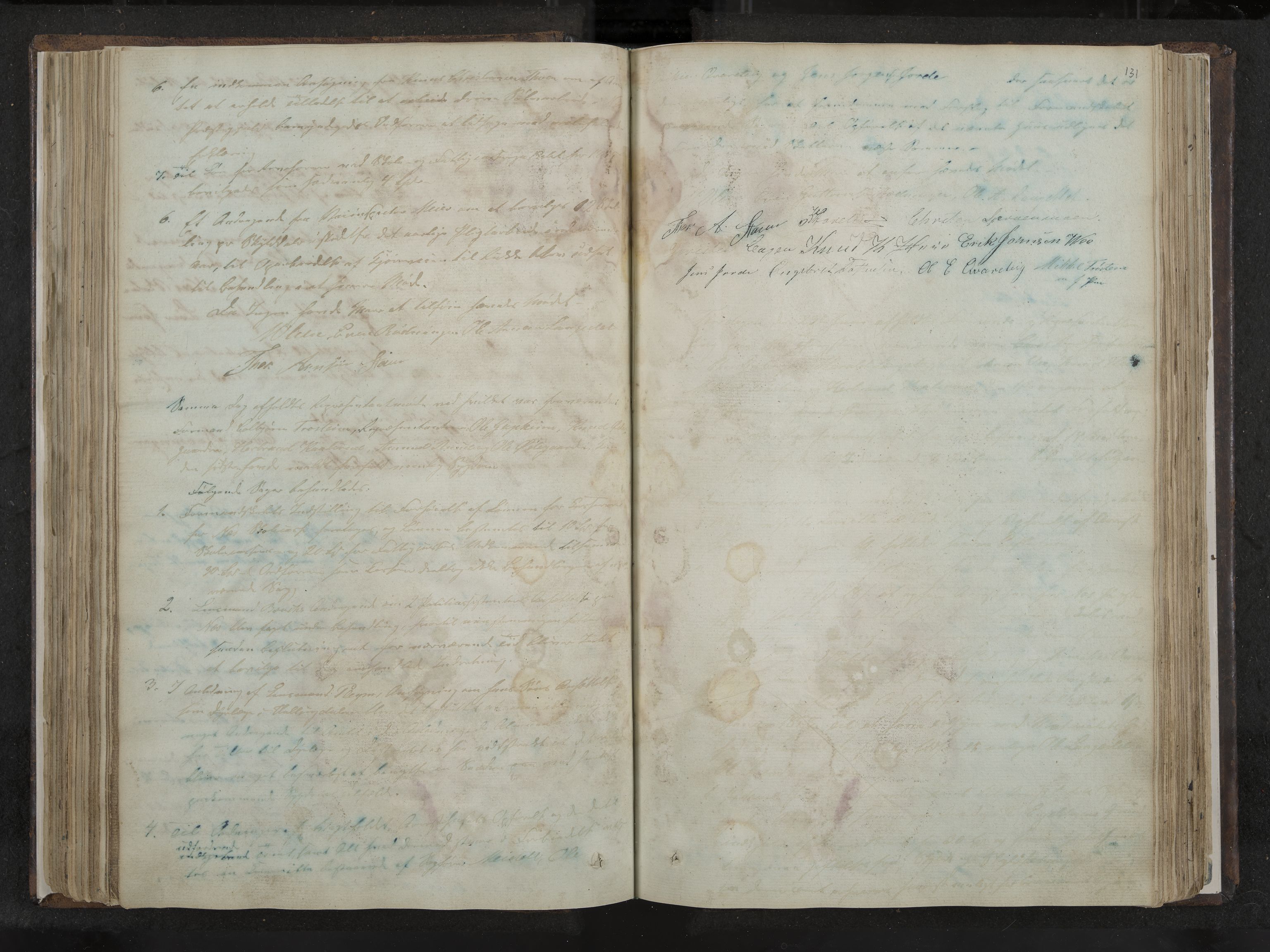 Nes formannskap og sentraladministrasjon, IKAK/0616021-1/A/Aa/L0001: Møtebok med register, 1838-1875, p. 131