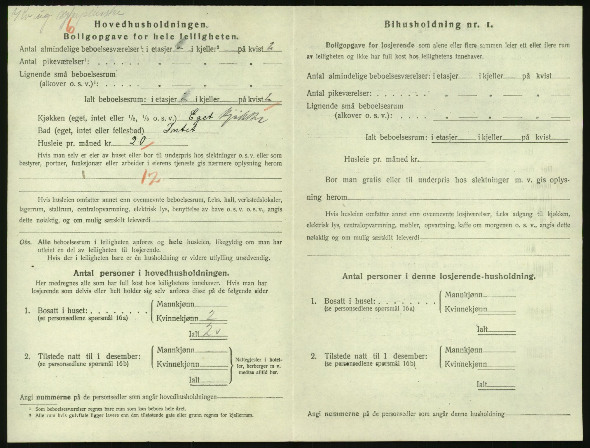 SAK, 1920 census for Risør, 1920, p. 2458