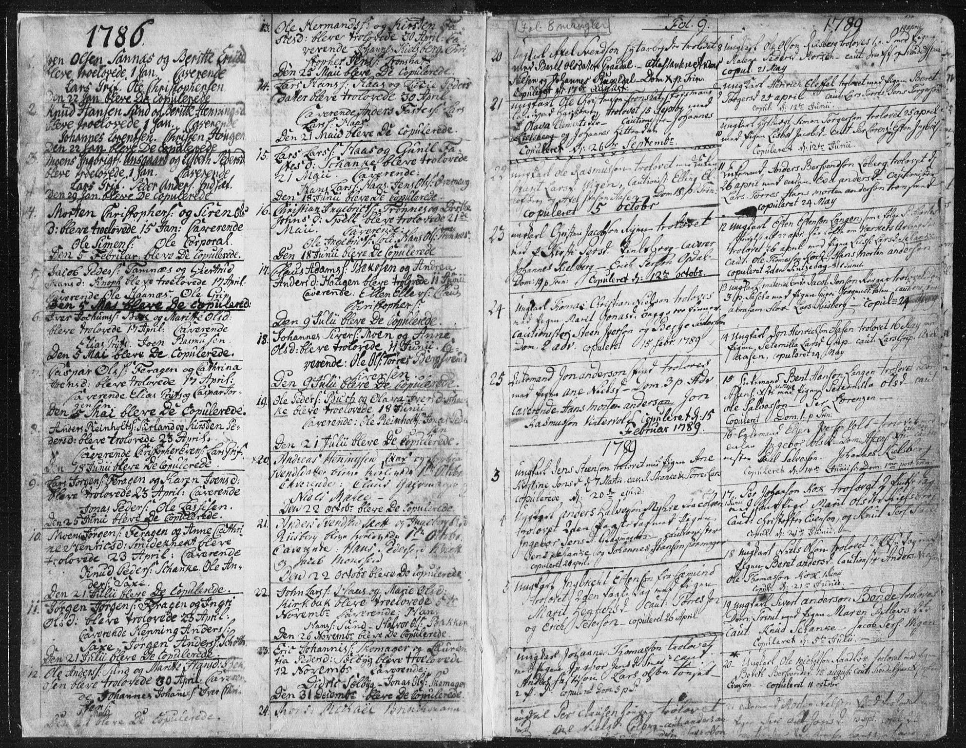 Ministerialprotokoller, klokkerbøker og fødselsregistre - Sør-Trøndelag, SAT/A-1456/681/L0926: Parish register (official) no. 681A04, 1767-1797, p. 9