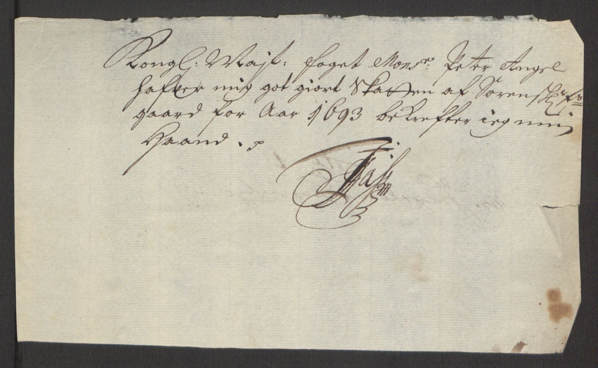 Rentekammeret inntil 1814, Reviderte regnskaper, Fogderegnskap, AV/RA-EA-4092/R65/L4505: Fogderegnskap Helgeland, 1693-1696, p. 133