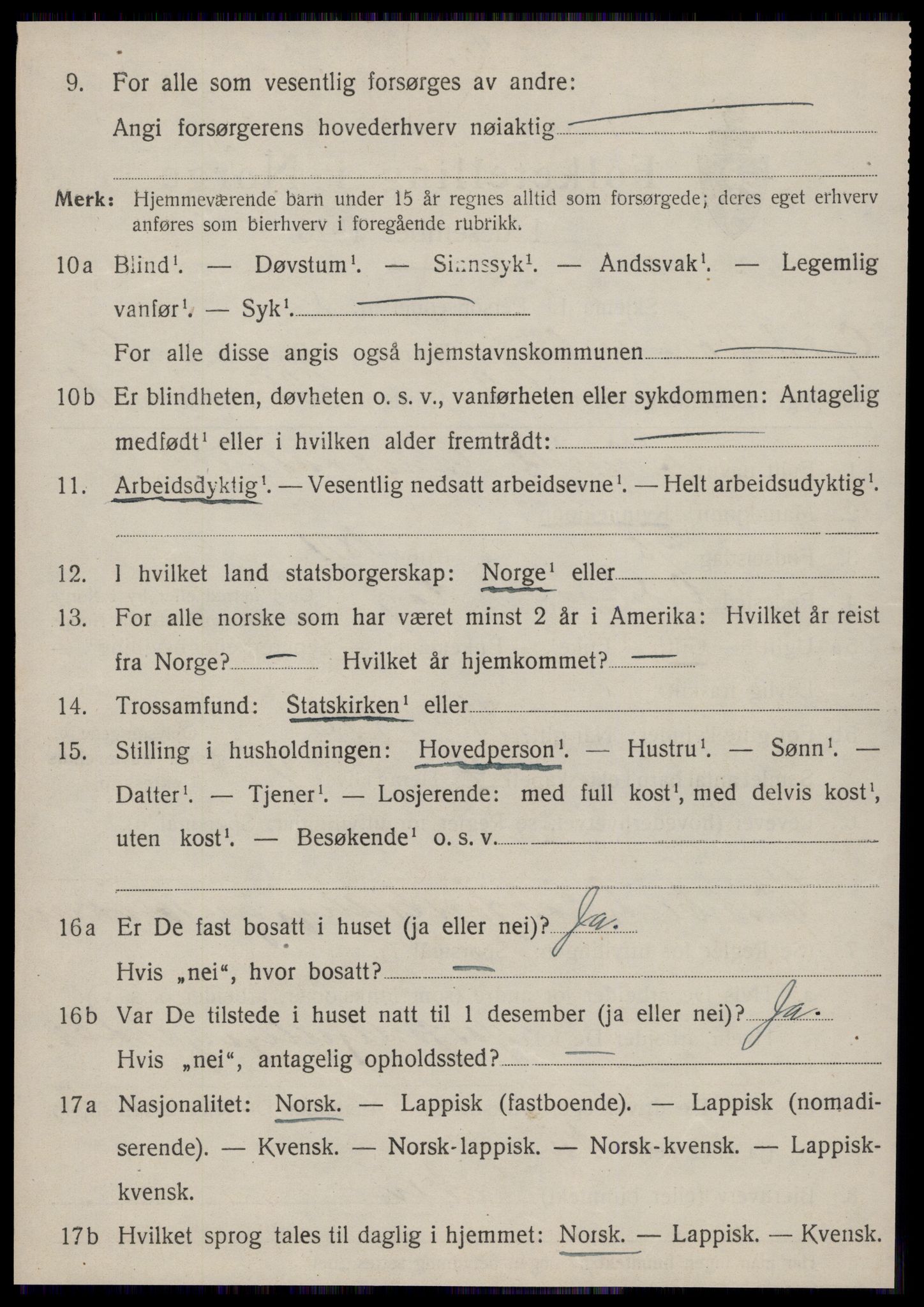 SAT, 1920 census for Oppdal, 1920, p. 7150