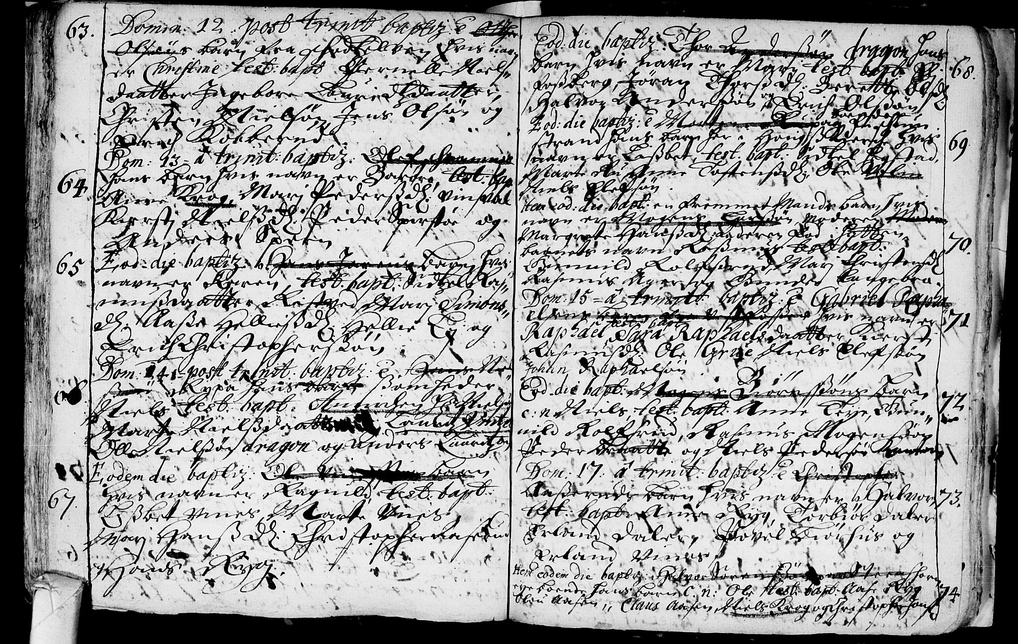 Eiker kirkebøker, AV/SAKO-A-4/F/Fa/L0001: Parish register (official) no. I 1 /1, 1683-1704