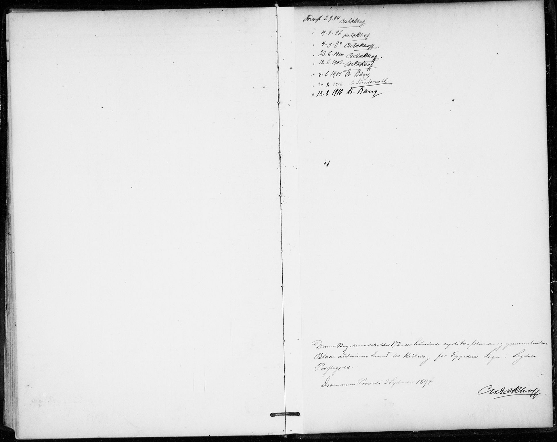 Sigdal kirkebøker, SAKO/A-245/F/Fc/L0002: Parish register (official) no. III 2, 1894-1911