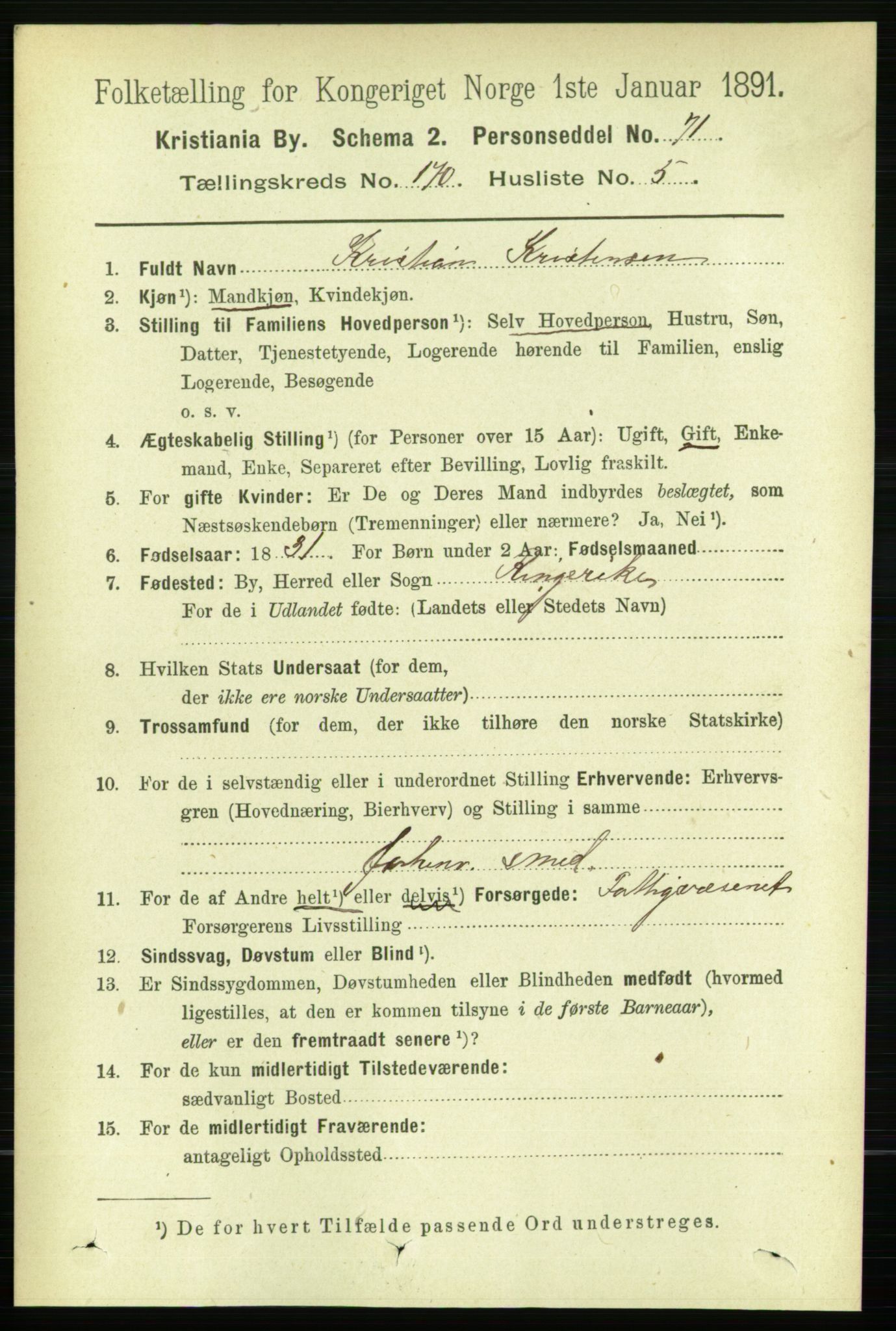 RA, 1891 census for 0301 Kristiania, 1891, p. 99802