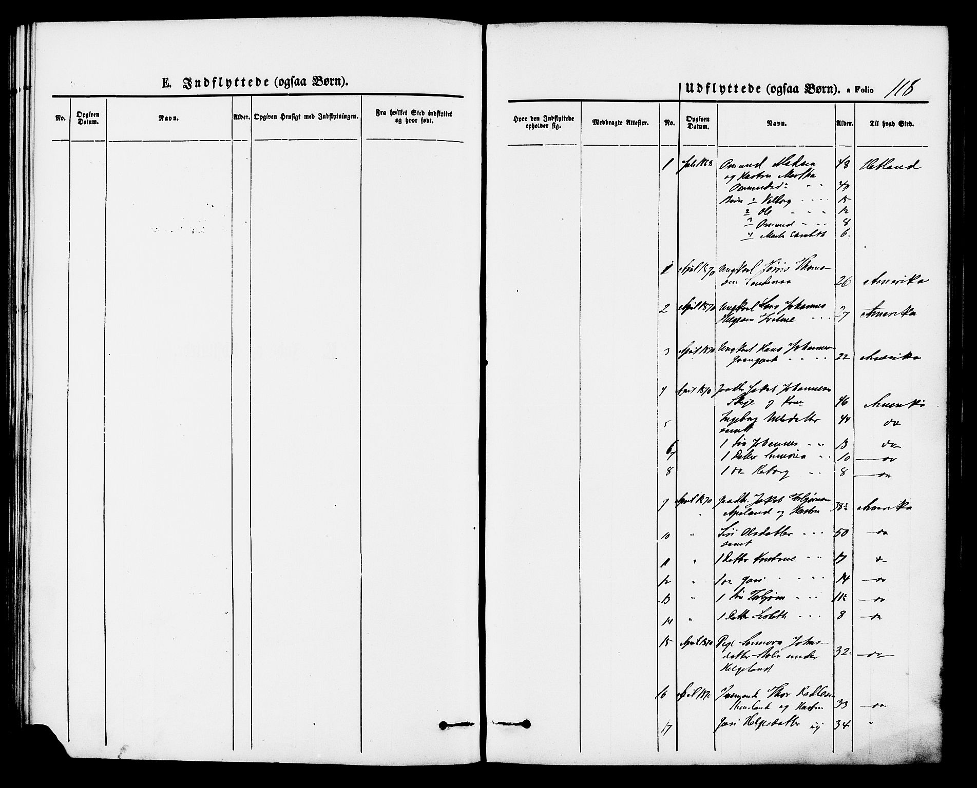 Vikedal sokneprestkontor, AV/SAST-A-101840/01/IV: Parish register (official) no. A 8, 1868-1885, p. 118