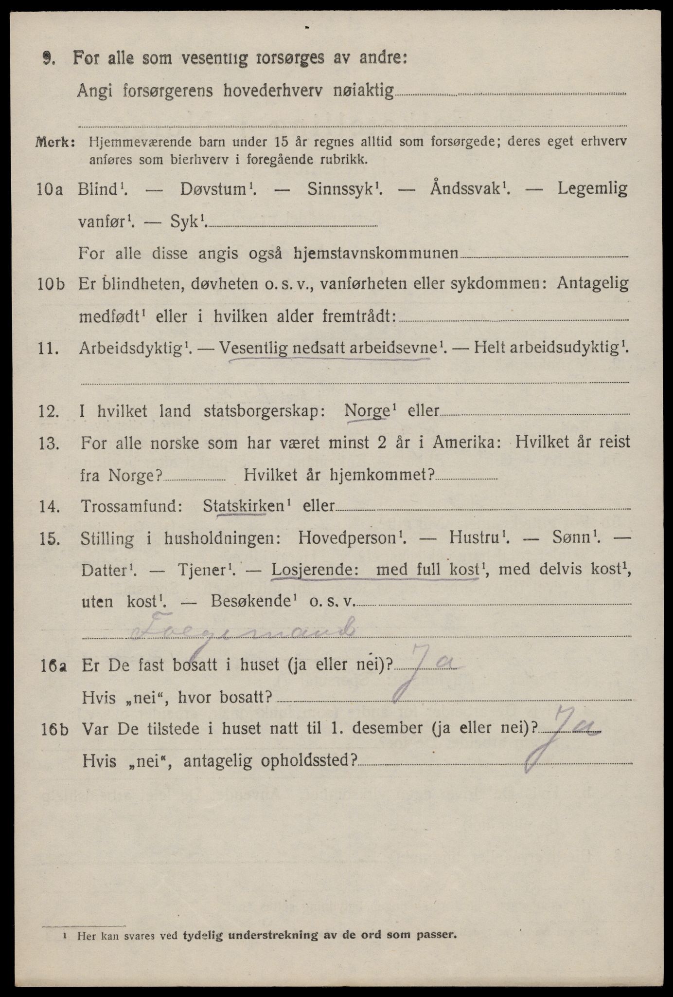 SAST, 1920 census for Bjerkreim, 1920, p. 1775