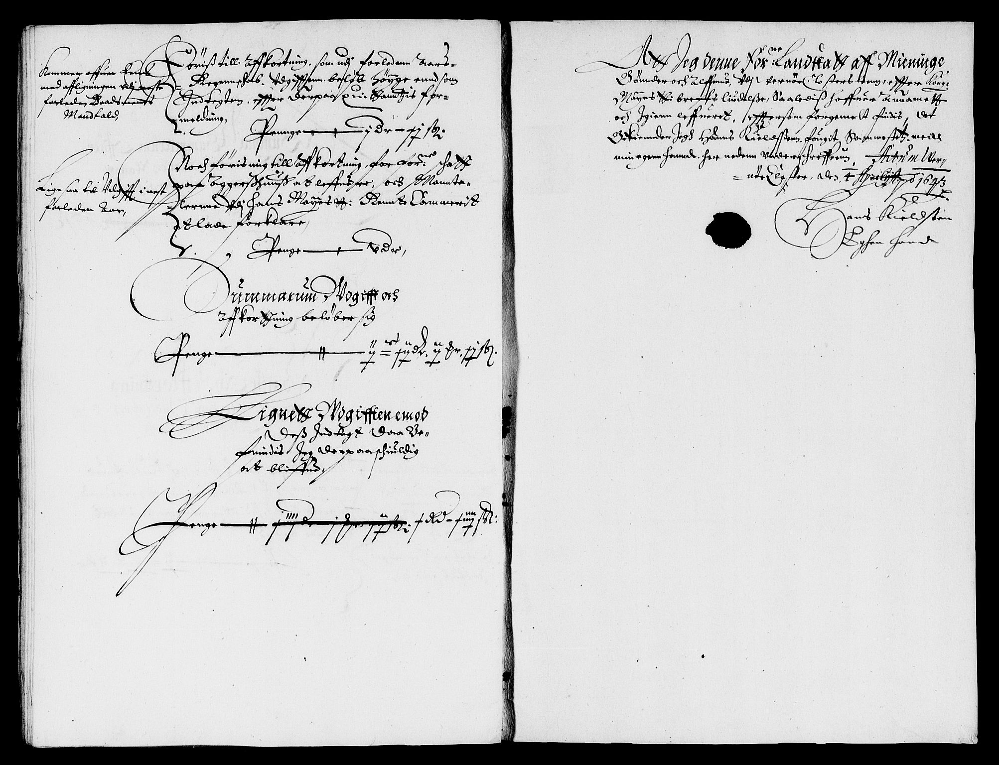 Rentekammeret inntil 1814, Reviderte regnskaper, Lensregnskaper, AV/RA-EA-5023/R/Rb/Rbg/L0006: Verne kloster len, 1641-1644