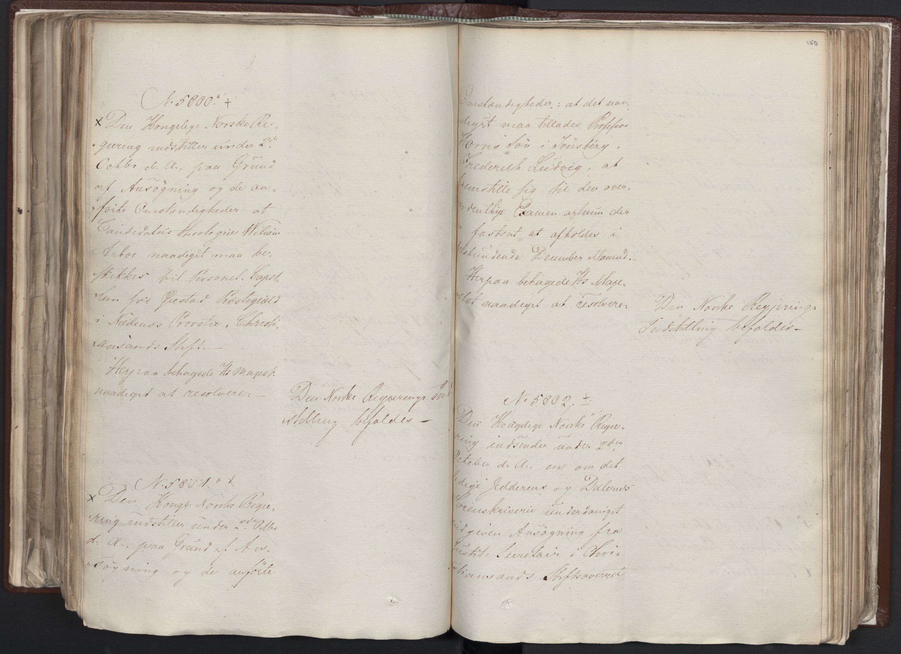Statsrådssekretariatet, AV/RA-S-1001/A/Ab/L0012: Kgl. res. nr. 5679-6008 II, 1821, p. 149b-150a