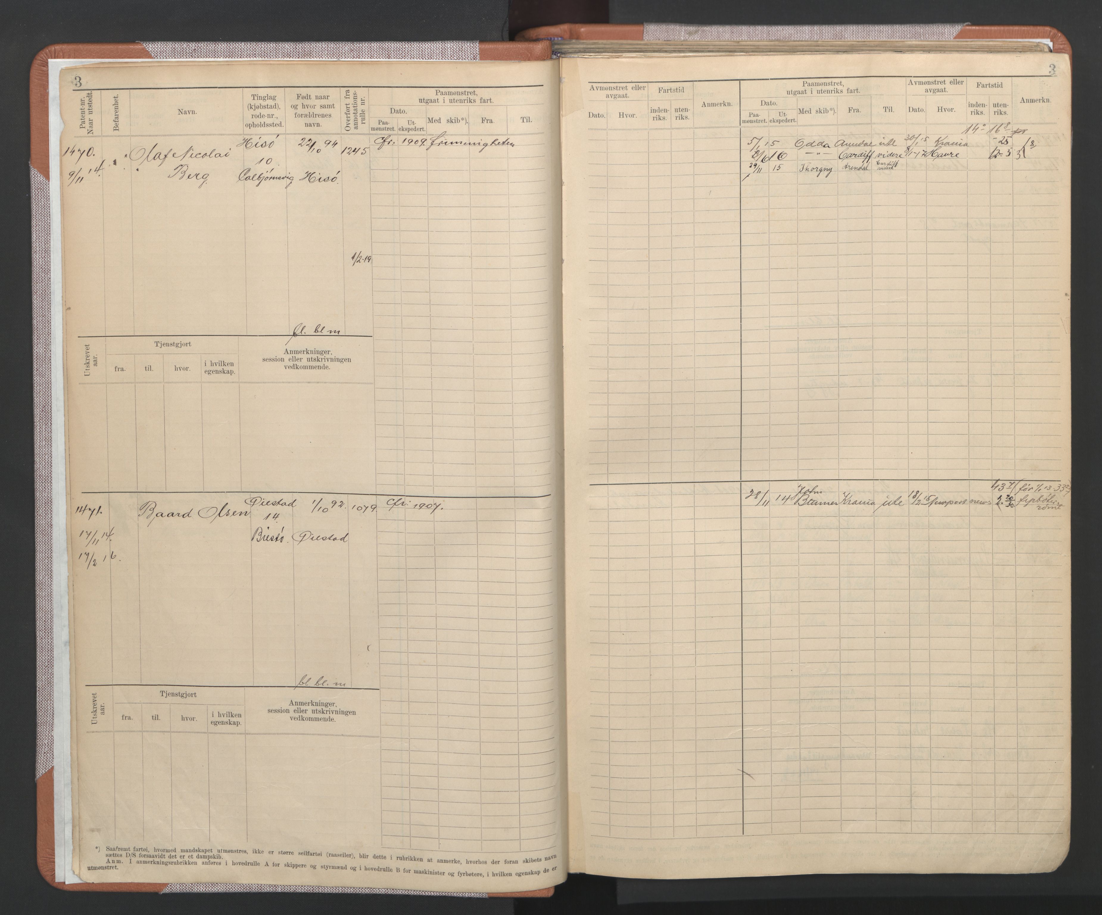 Arendal mønstringskrets, AV/SAK-2031-0012/F/Fb/L0022: Hovedrulle A nr 1466-2242, S-20, 1914-1930, p. 7