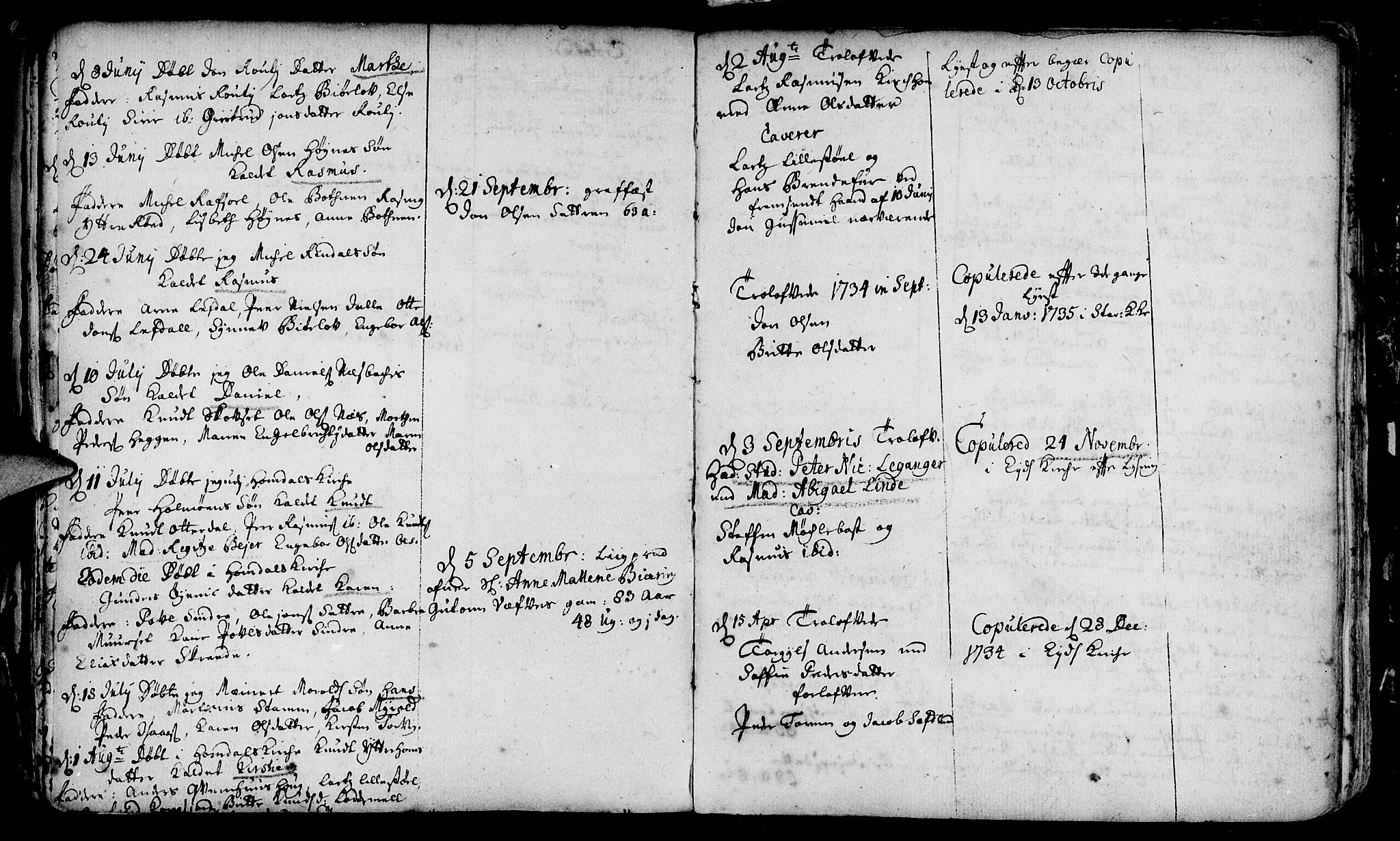 Eid sokneprestembete, AV/SAB-A-82301/H/Haa/Haaa/L0001: Parish register (official) no. A 1, 1722-1740, p. 76