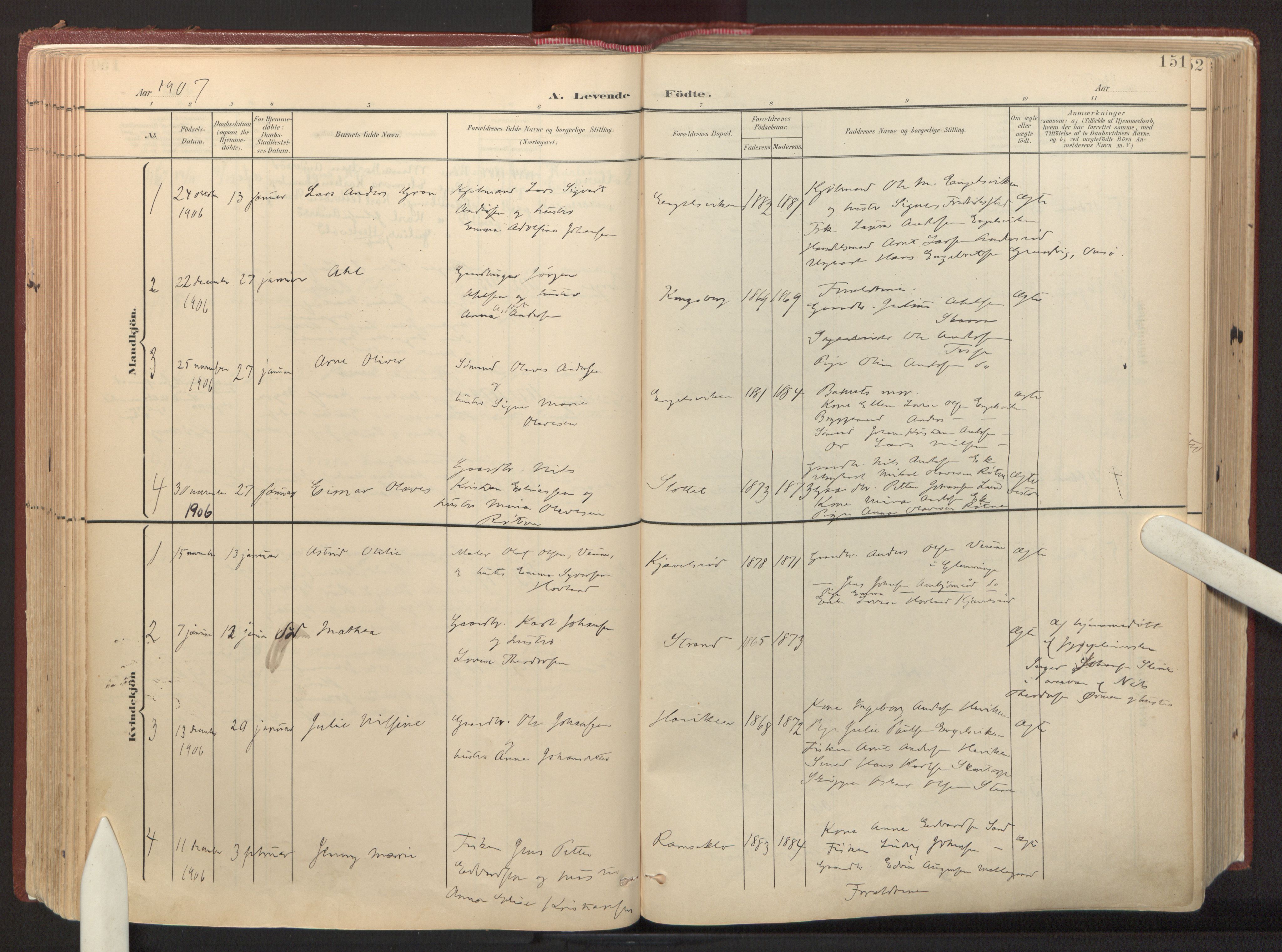 Onsøy prestekontor Kirkebøker, AV/SAO-A-10914/F/Fa/L0008: Parish register (official) no. I 8, 1899-1923, p. 151