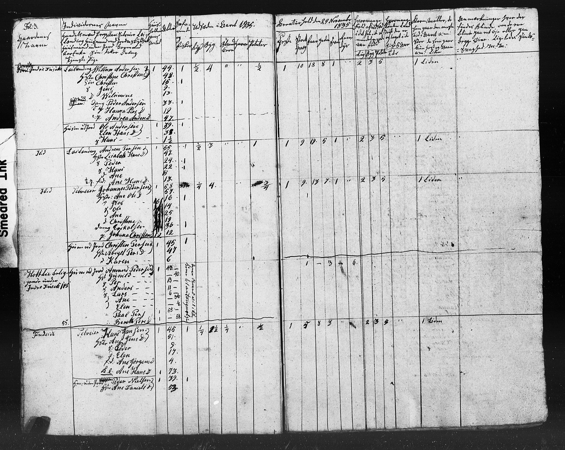 , Census 1835 for Skjerstad, 1835, p. 22