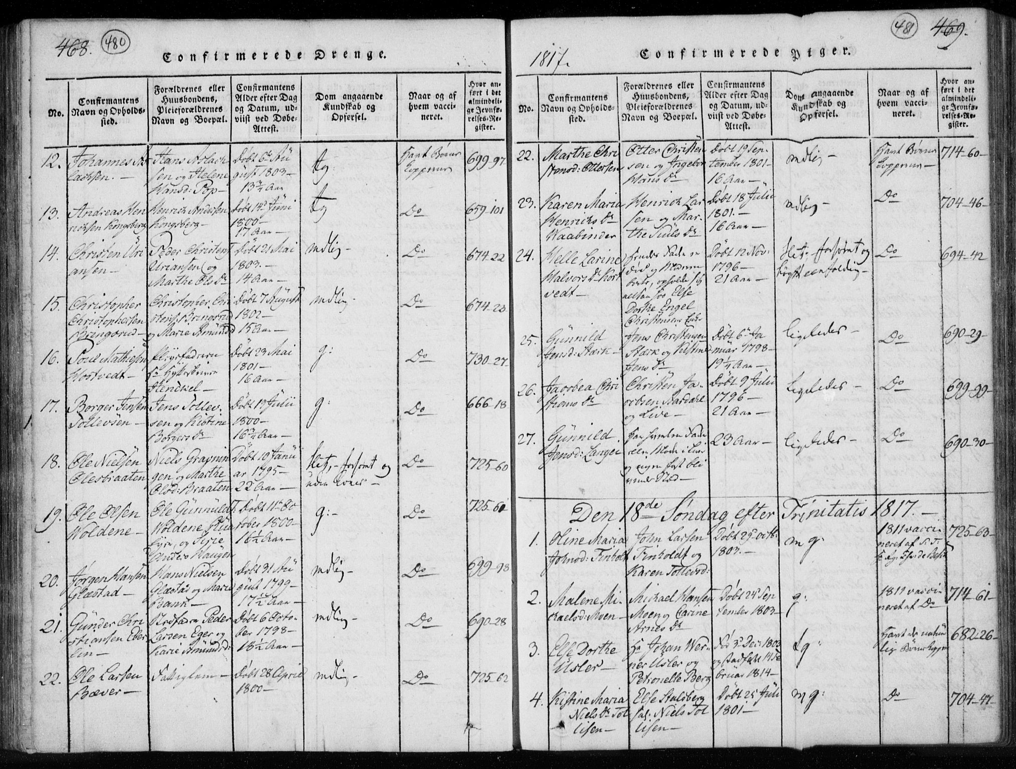 Kongsberg kirkebøker, AV/SAKO-A-22/F/Fa/L0008: Parish register (official) no. I 8, 1816-1839, p. 480-481
