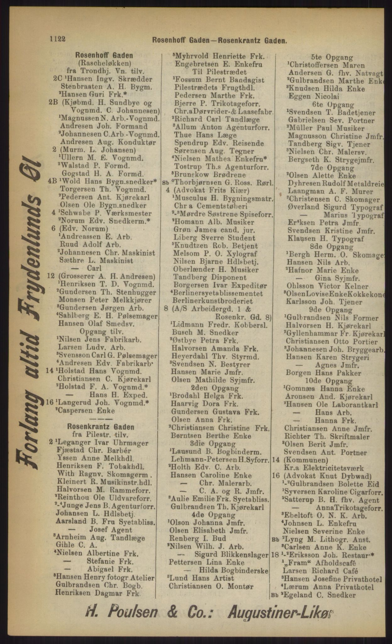 Kristiania/Oslo adressebok, PUBL/-, 1903, p. 1122