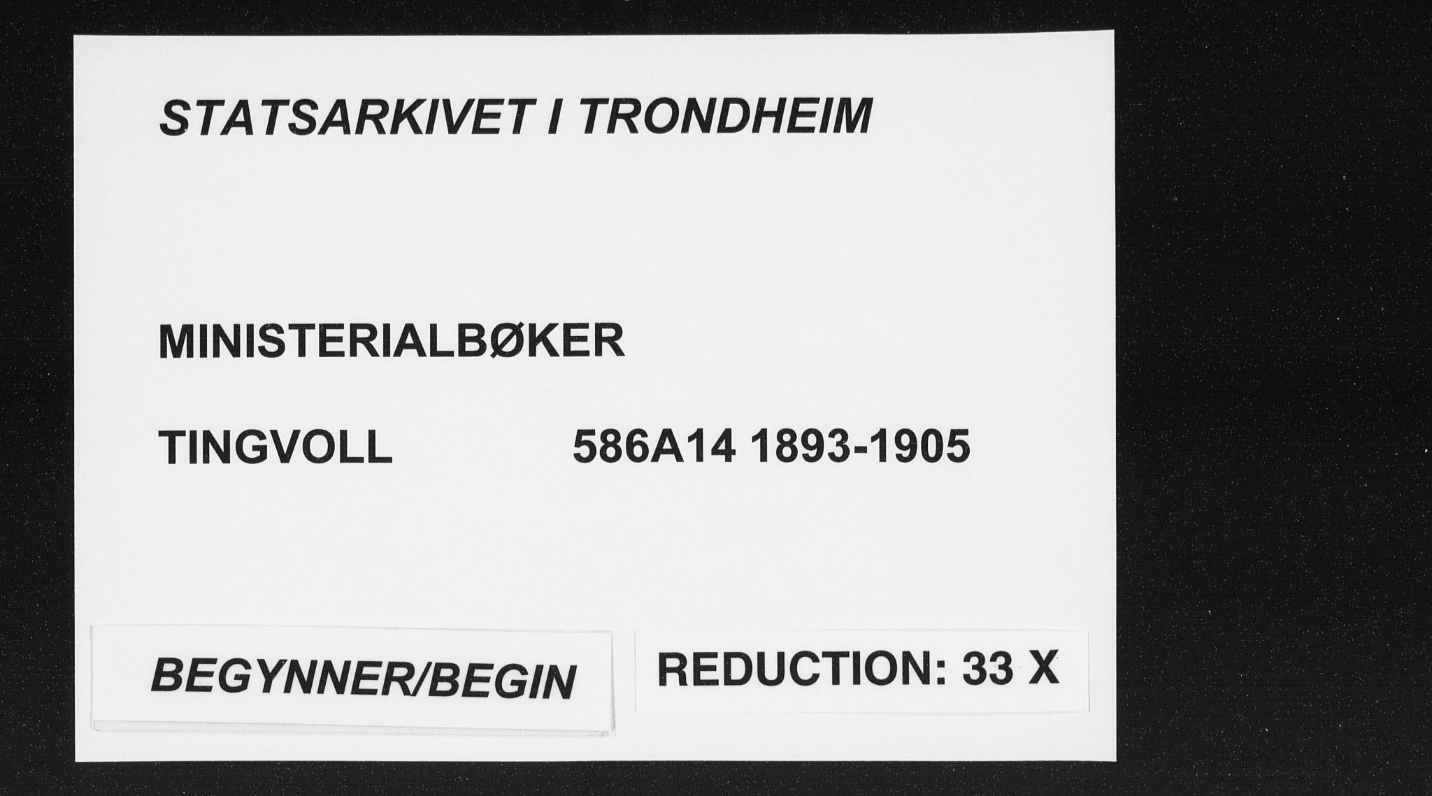 Ministerialprotokoller, klokkerbøker og fødselsregistre - Møre og Romsdal, SAT/A-1454/586/L0988: Parish register (official) no. 586A14, 1893-1905