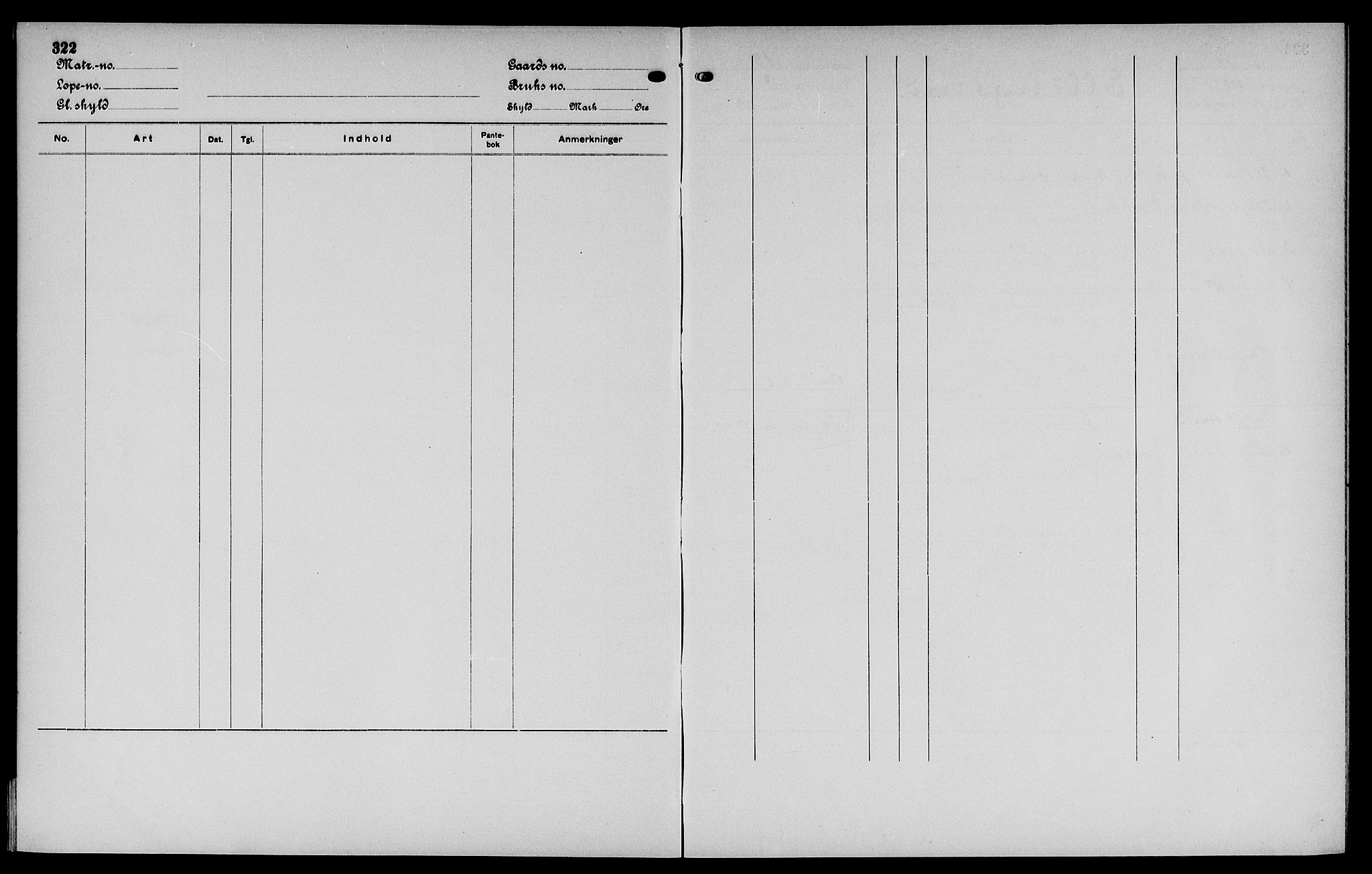 Vinger og Odal sorenskriveri, SAH/TING-022/H/Ha/Hac/Hacc/L0003: Mortgage register no. 3.3, 1923, p. 322