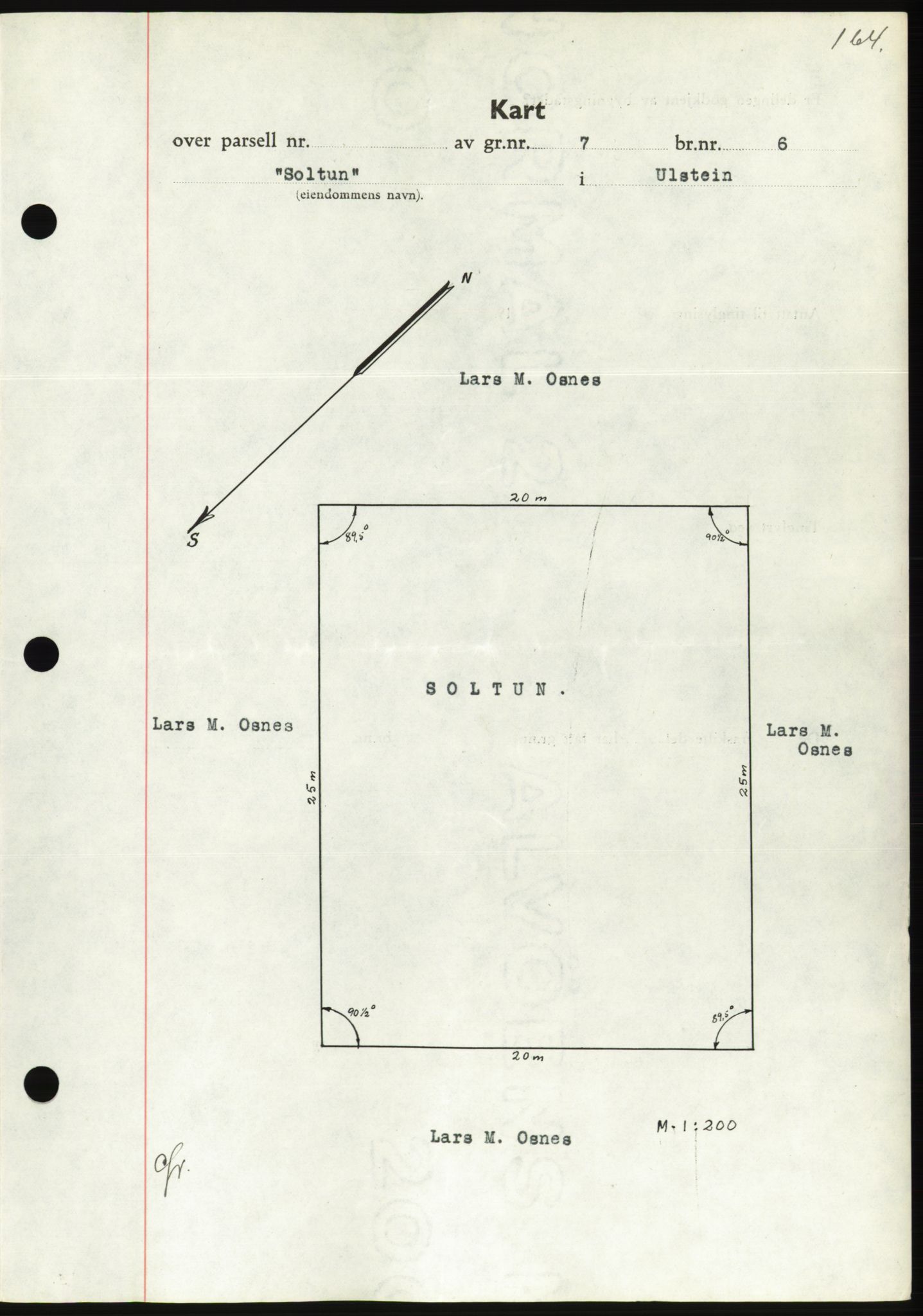 Søre Sunnmøre sorenskriveri, AV/SAT-A-4122/1/2/2C/L0064: Mortgage book no. 58, 1937-1938, Diary no: : 1600/1937