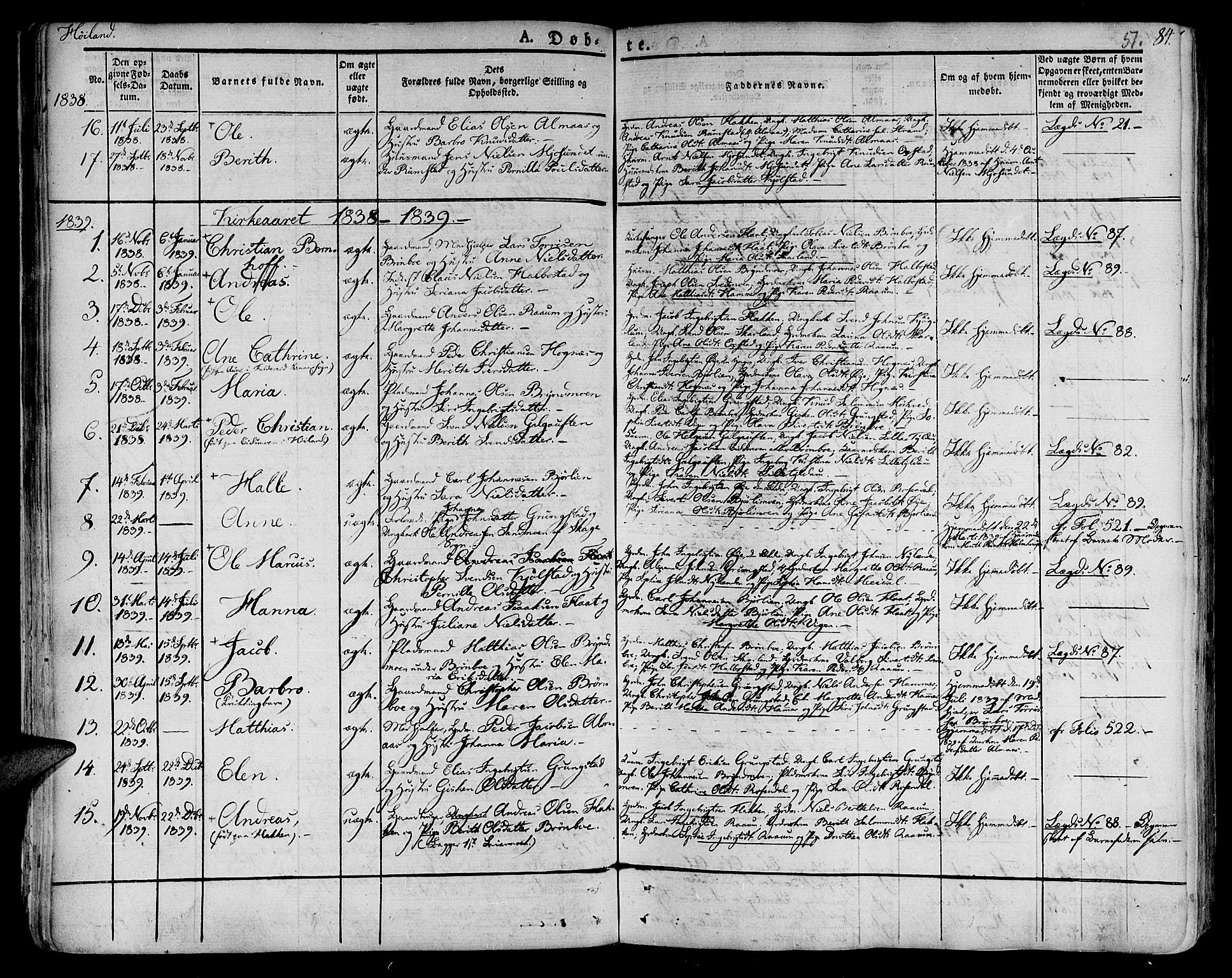 Ministerialprotokoller, klokkerbøker og fødselsregistre - Nord-Trøndelag, SAT/A-1458/758/L0510: Parish register (official) no. 758A01 /2, 1821-1841, p. 51