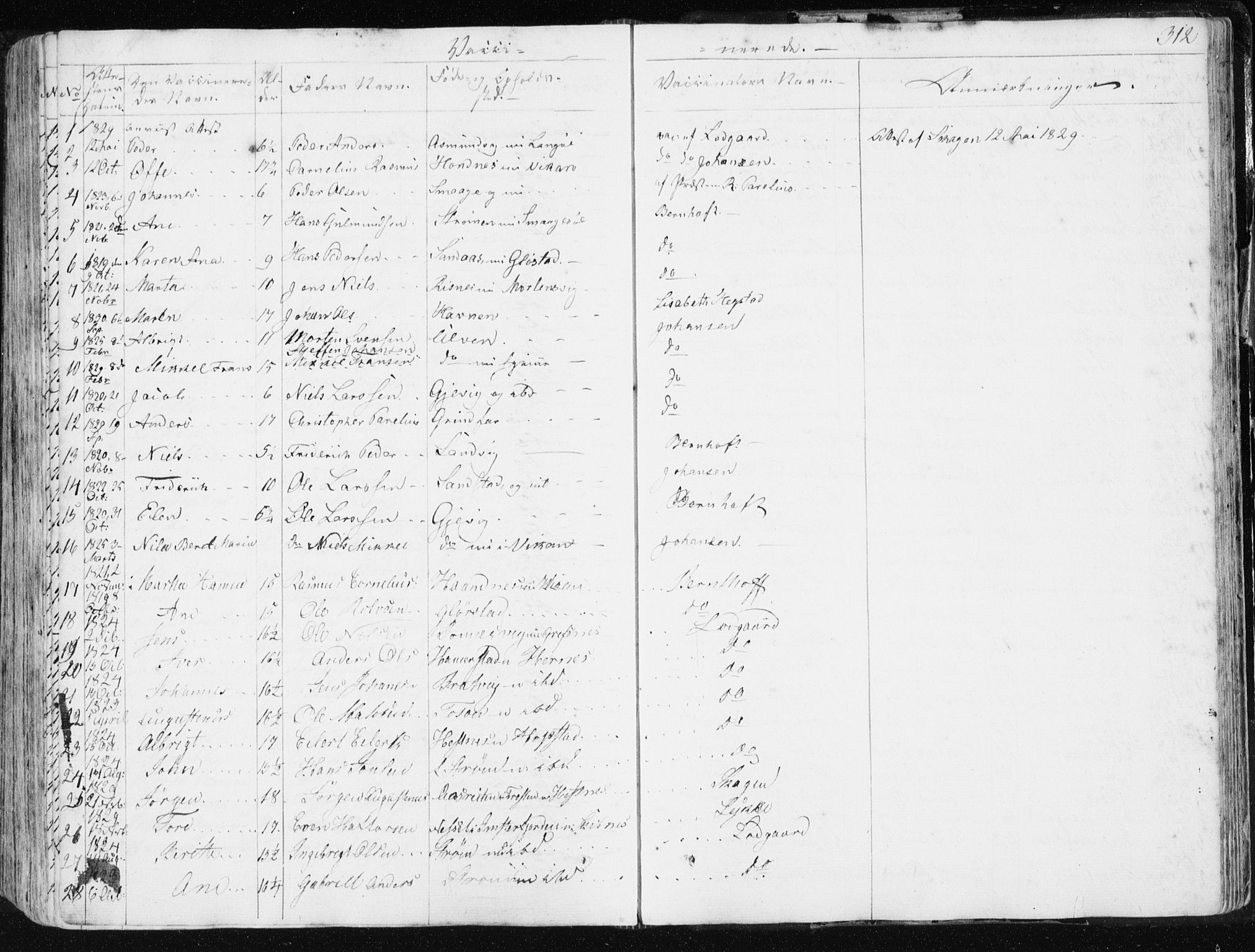 Ministerialprotokoller, klokkerbøker og fødselsregistre - Sør-Trøndelag, SAT/A-1456/634/L0528: Parish register (official) no. 634A04, 1827-1842, p. 312
