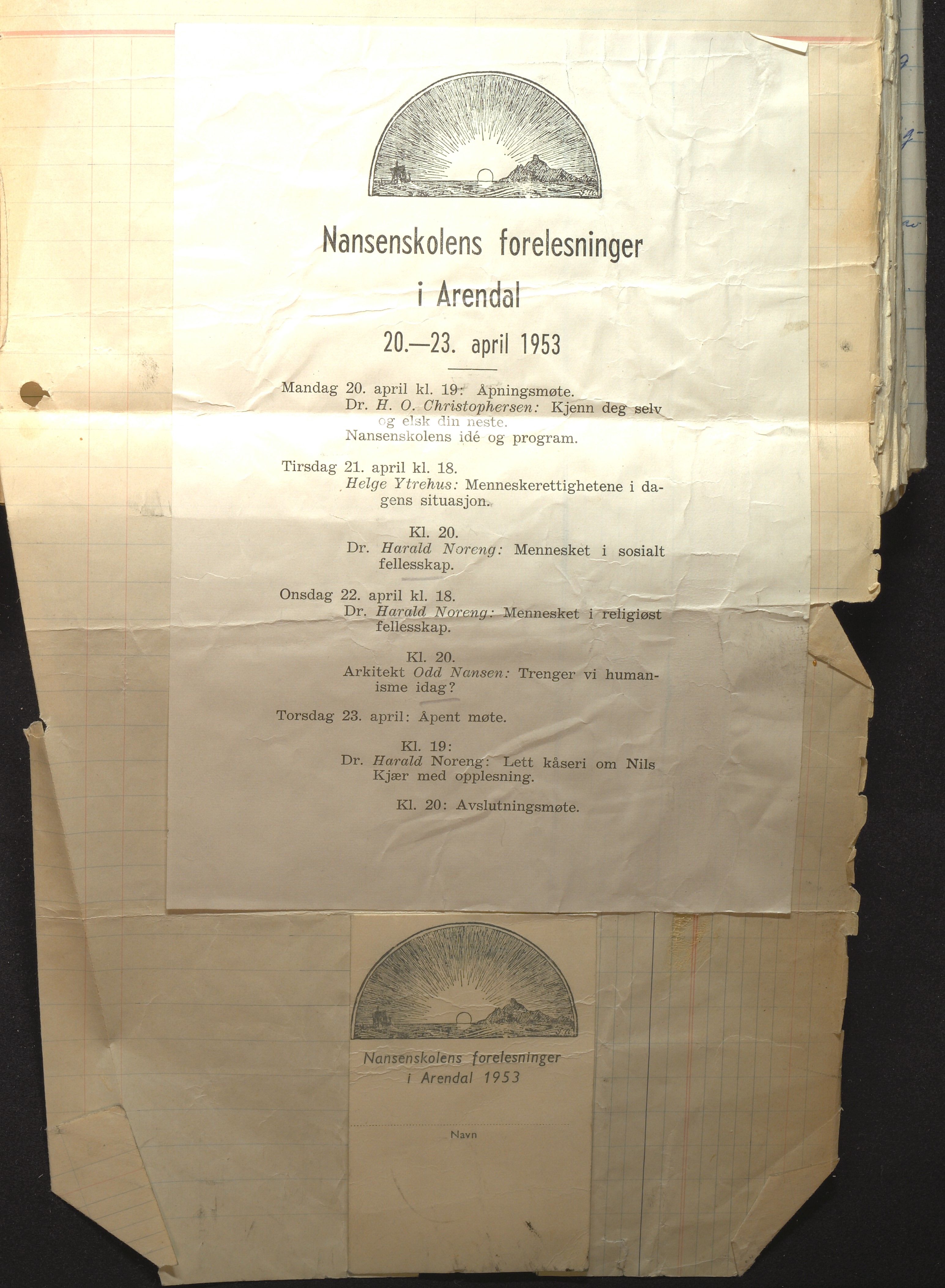 Samling av foreningsarkiv. A-Å, AAKS/PA-1059/F/L0009a: Foreninger, Arendal, 1911-1970