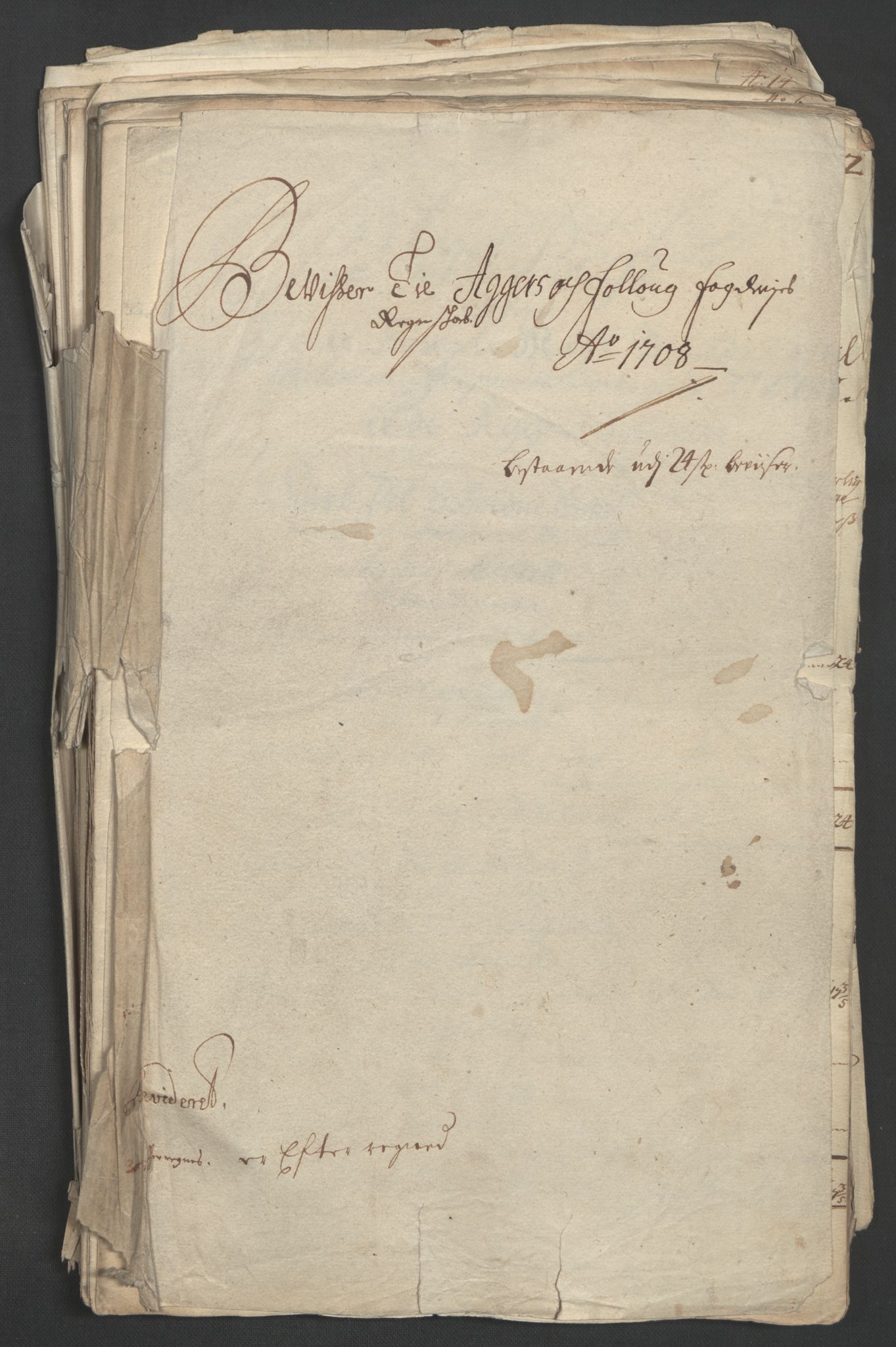 Rentekammeret inntil 1814, Reviderte regnskaper, Fogderegnskap, AV/RA-EA-4092/R10/L0447: Fogderegnskap Aker og Follo, 1707-1709, p. 231