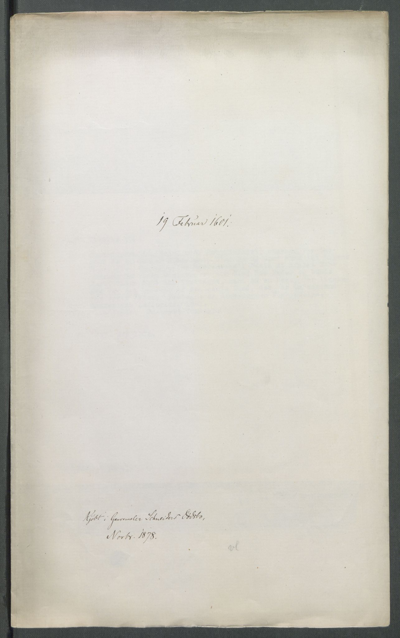 Riksarkivets diplomsamling, AV/RA-EA-5965/F02/L0110: Dokumenter, 1601, p. 22