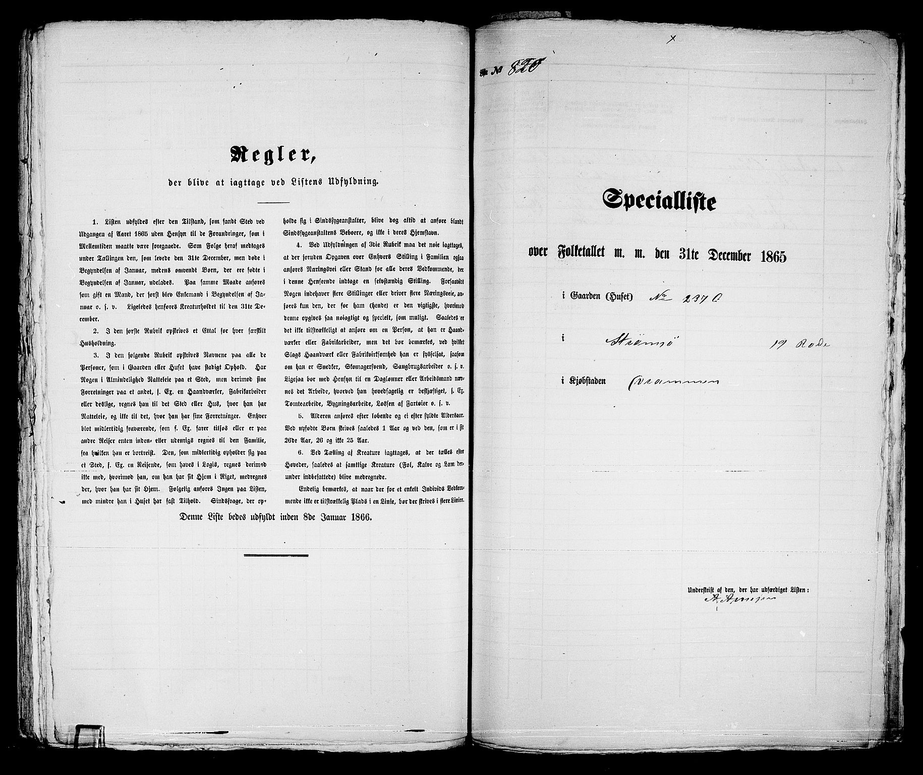 RA, 1865 census for Strømsø in Drammen, 1865, p. 455