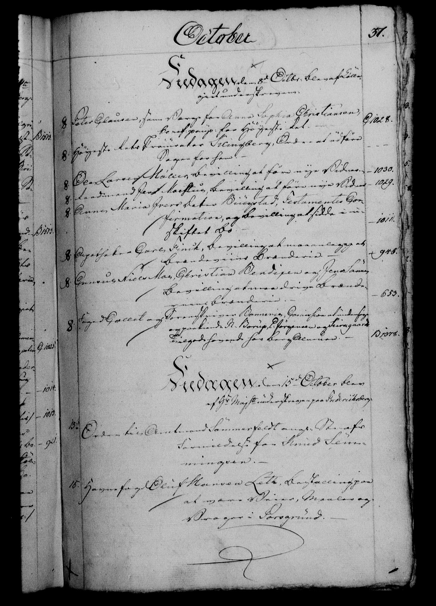 Danske Kanselli 1800-1814, RA/EA-3024/H/Hf/Hfb/Hfbc/L0003: Underskrivelsesbok m. register, 1802, p. 37