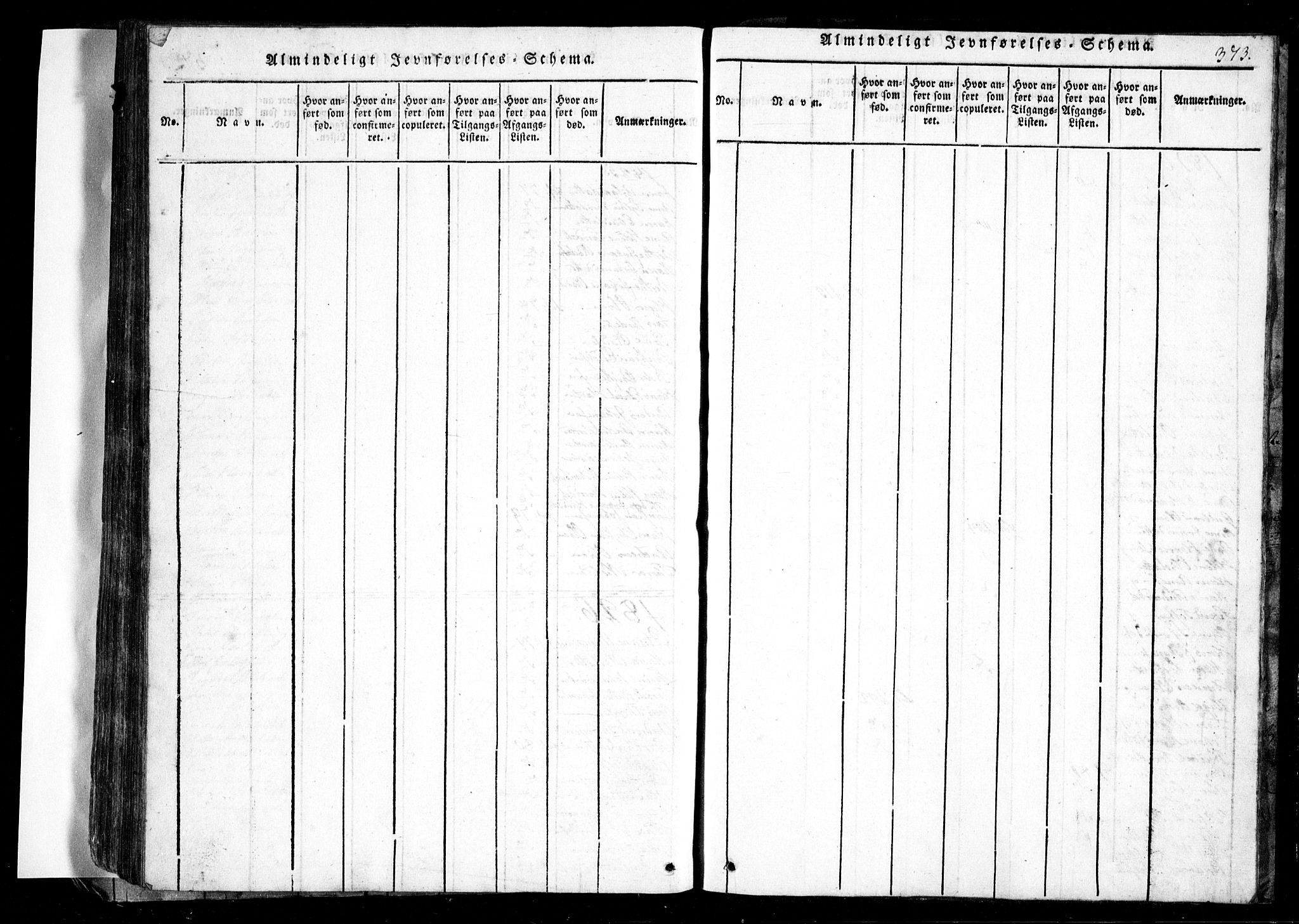 Spydeberg prestekontor Kirkebøker, AV/SAO-A-10924/G/Ga/L0001: Parish register (copy) no. I 1, 1814-1868, p. 373