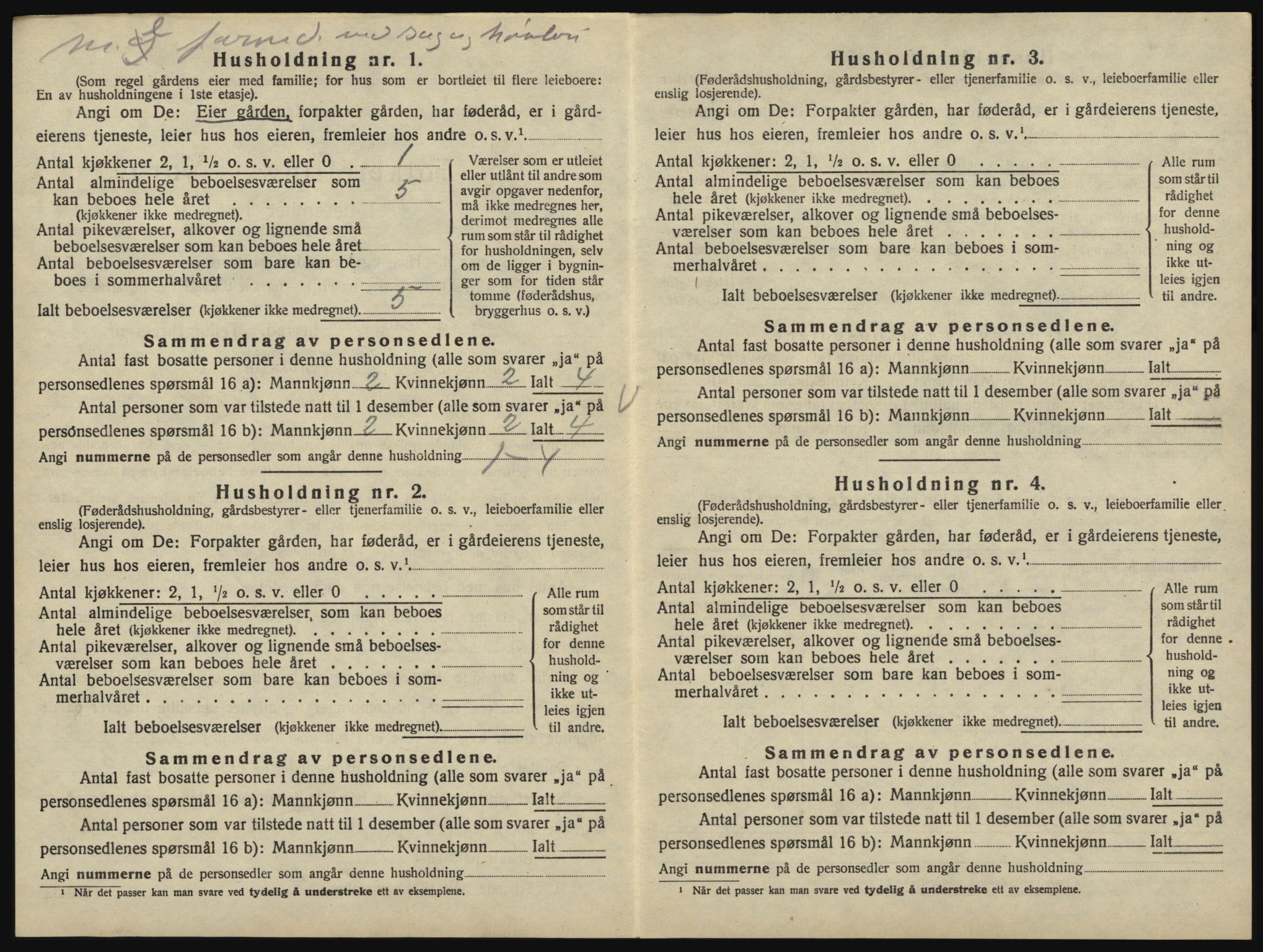 SAO, 1920 census for Eidsberg, 1920, p. 648