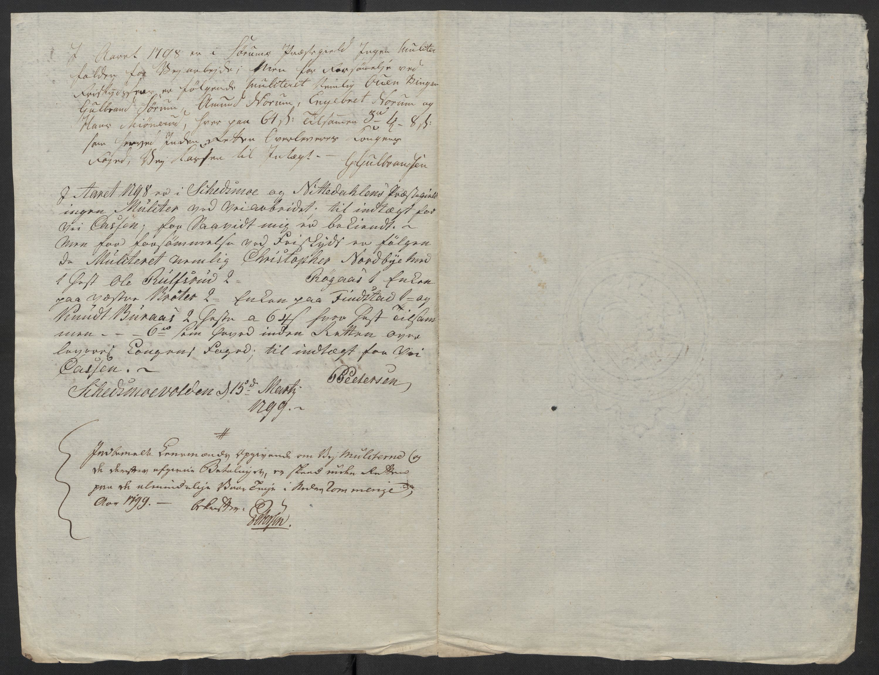 Rentekammeret inntil 1814, Reviderte regnskaper, Fogderegnskap, AV/RA-EA-4092/R11/L0674: Fogderegnskap Nedre Romerike, 1798, p. 419