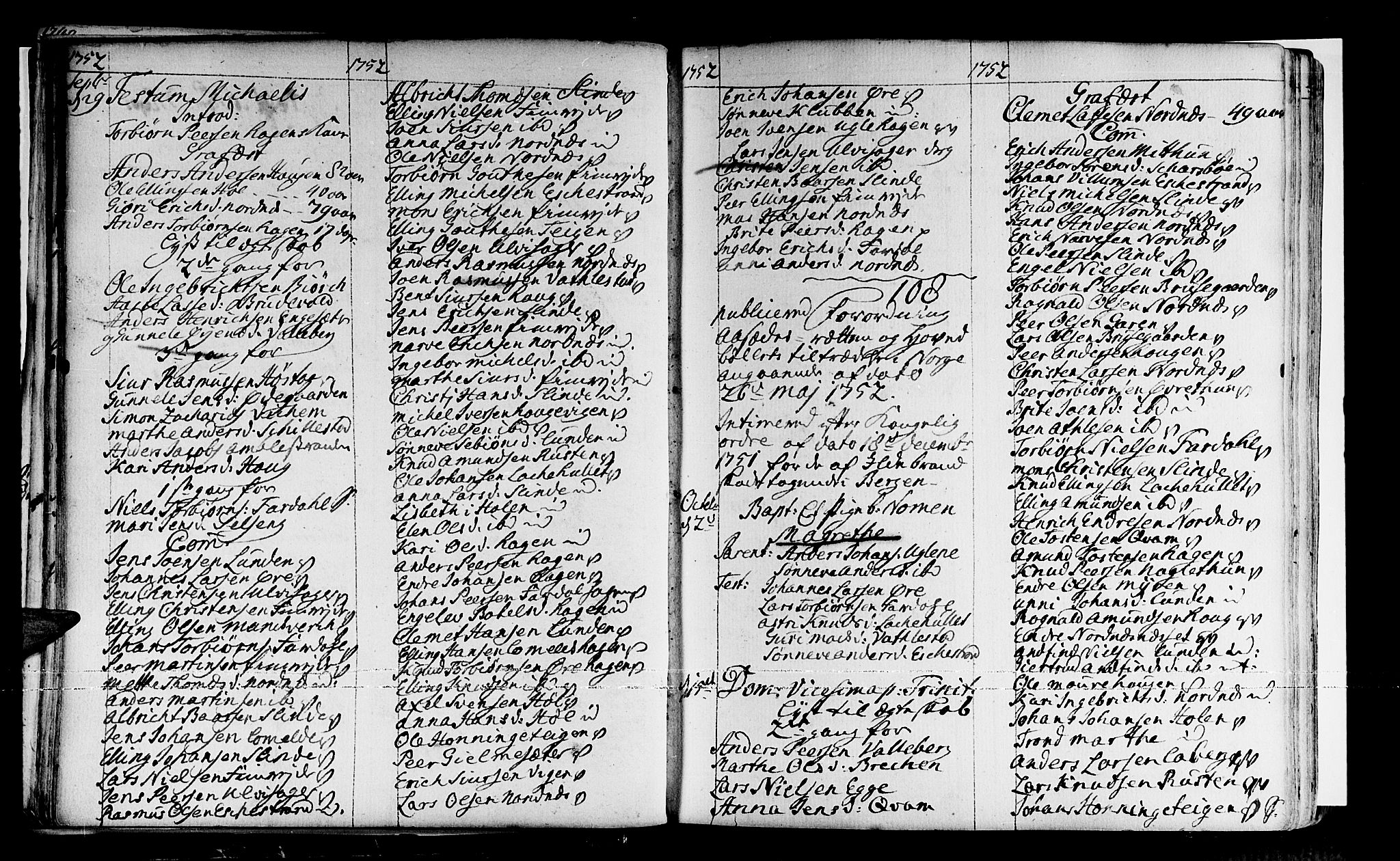 Sogndal sokneprestembete, SAB/A-81301/H/Haa/Haaa/L0004: Parish register (official) no. A 4, 1747-1782, p. 26